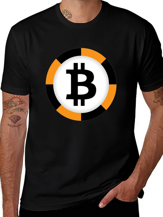 Bitcoin Black T-Shirt - Crypto Currency Tee