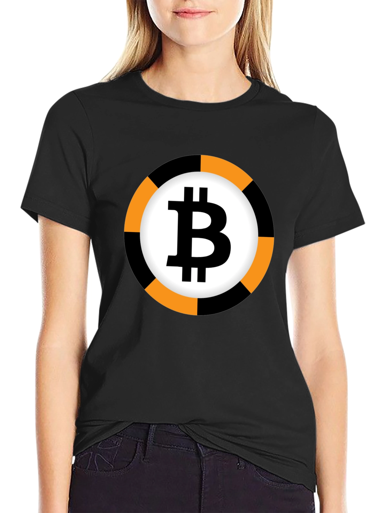 Bitcoin Black T-Shirt - Crypto Currency Tee
