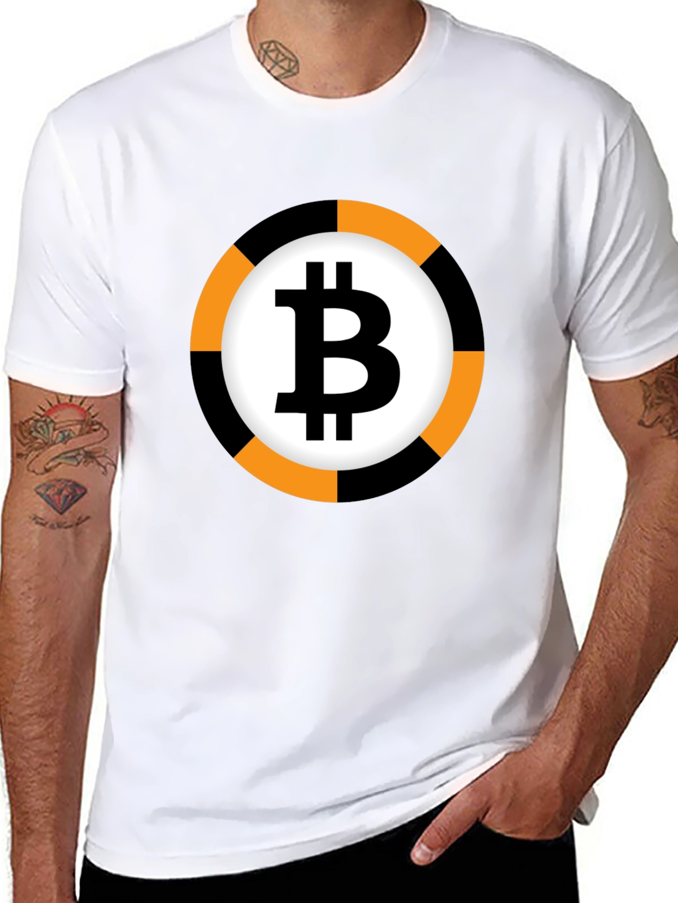 Bitcoin Black T-Shirt - Crypto Currency Tee