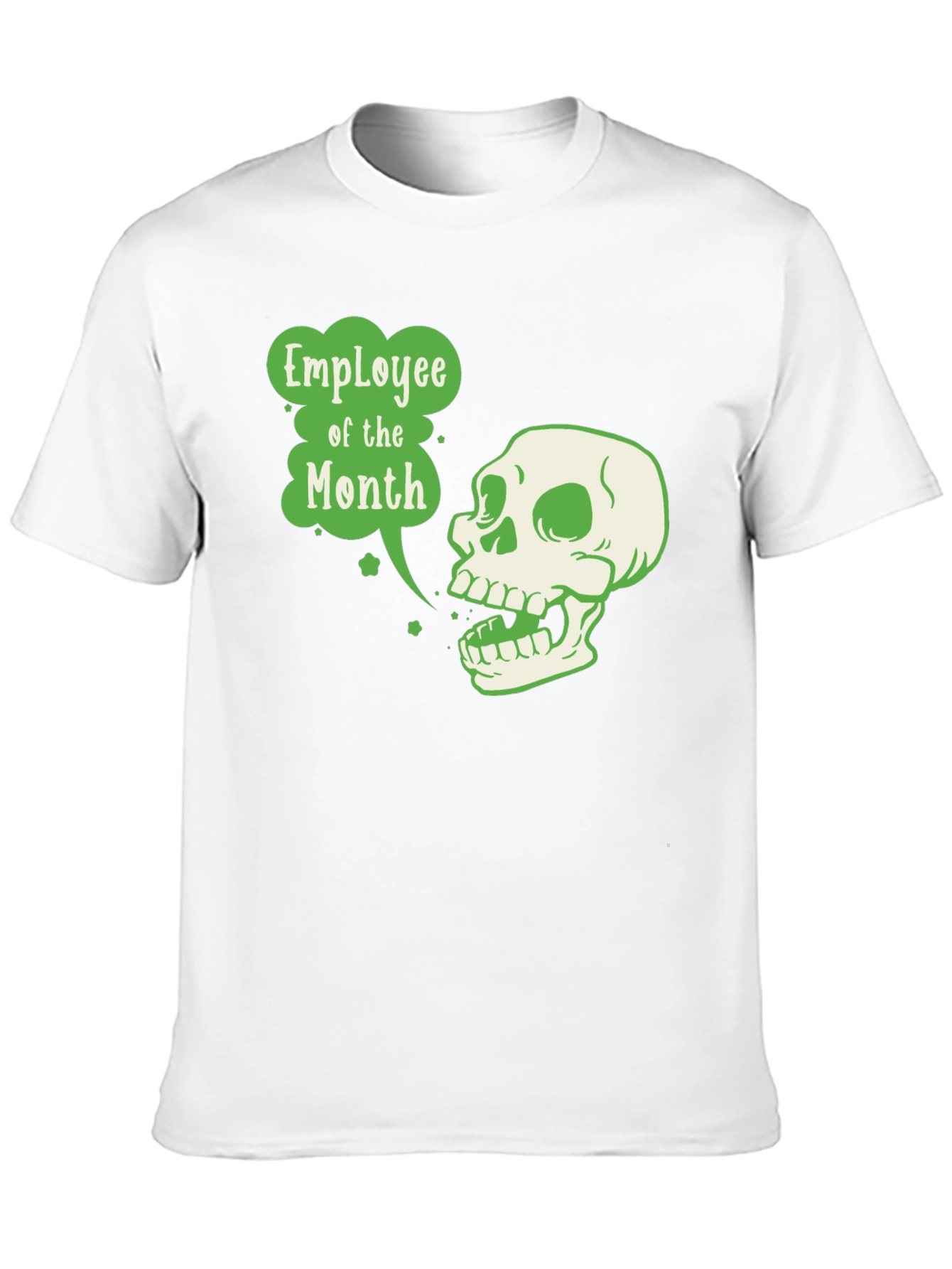 Employee of the Month Skull T-Shirt