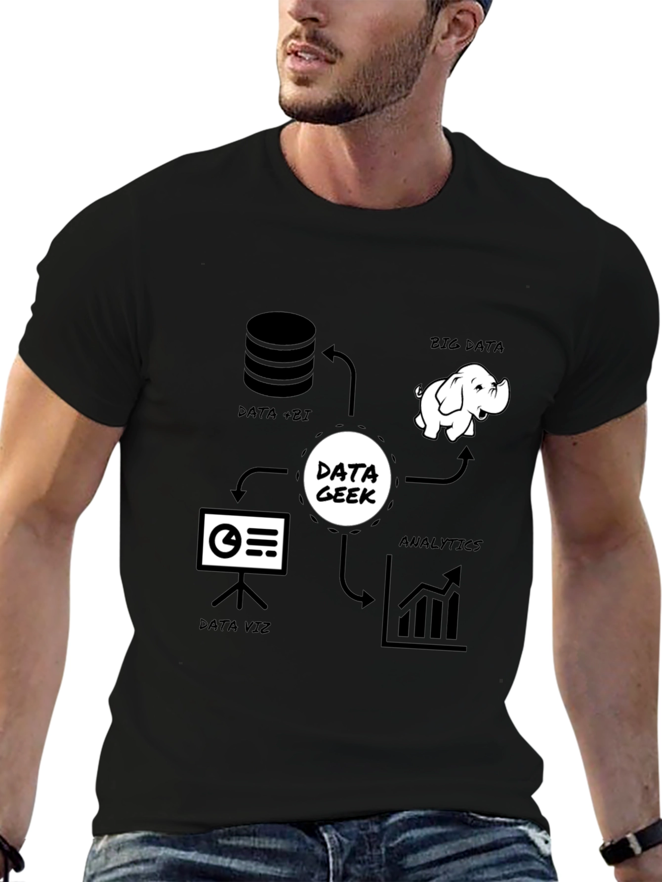 Data Geek T-Shirt - Analytics Big Data Data Viz