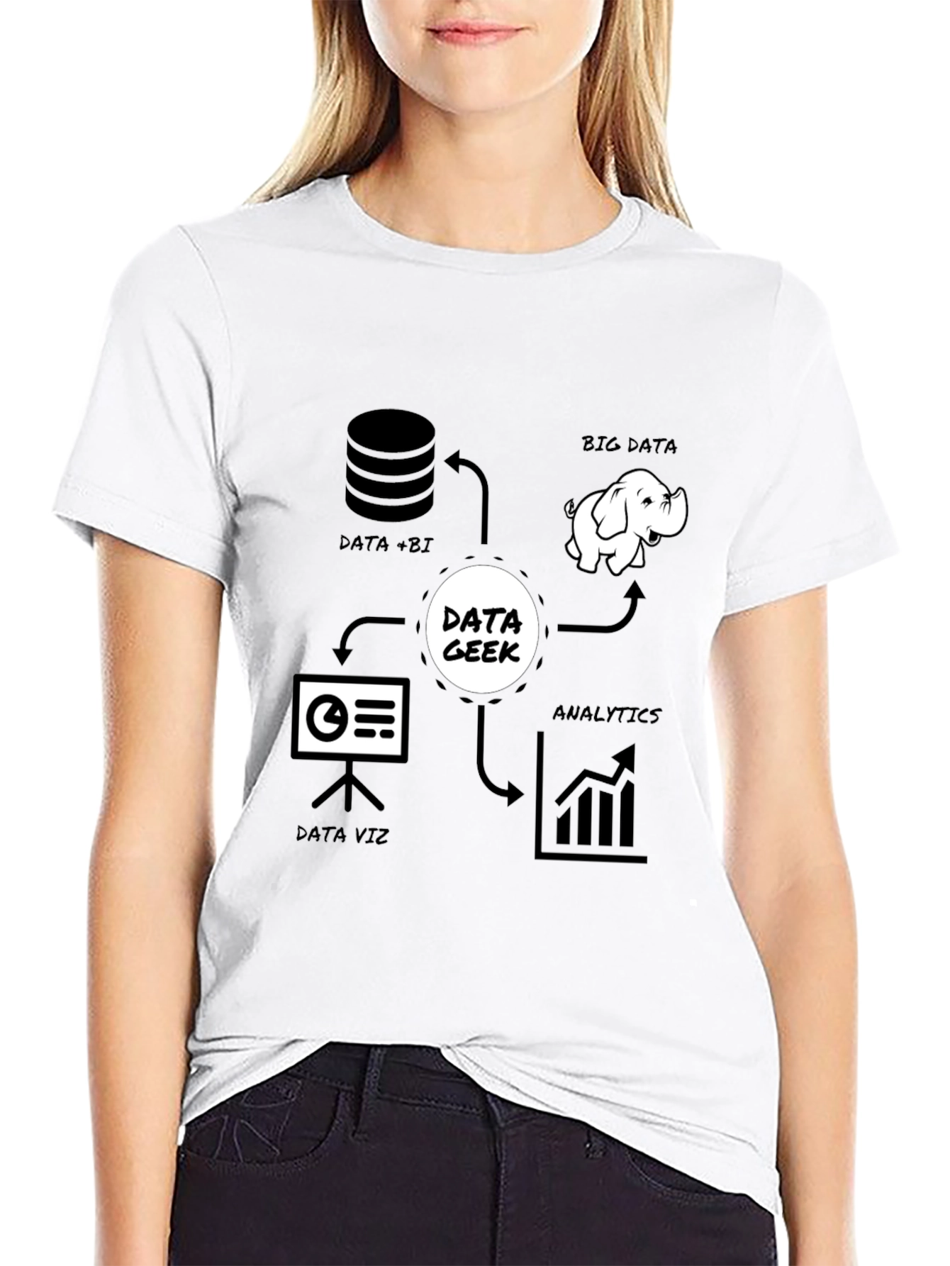 Data Geek T-Shirt - Analytics Big Data Data Viz