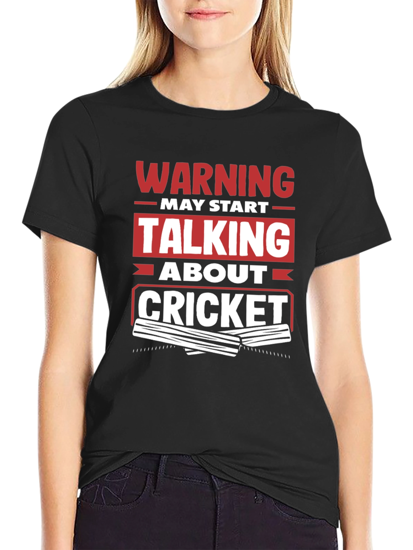 Warning May Start Talking About Cricket T-Shirt