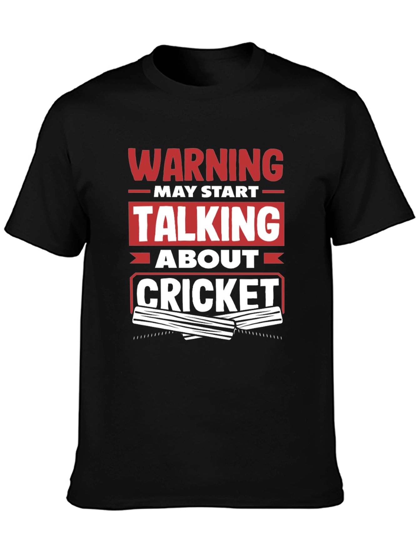 Warning May Start Talking About Cricket T-Shirt