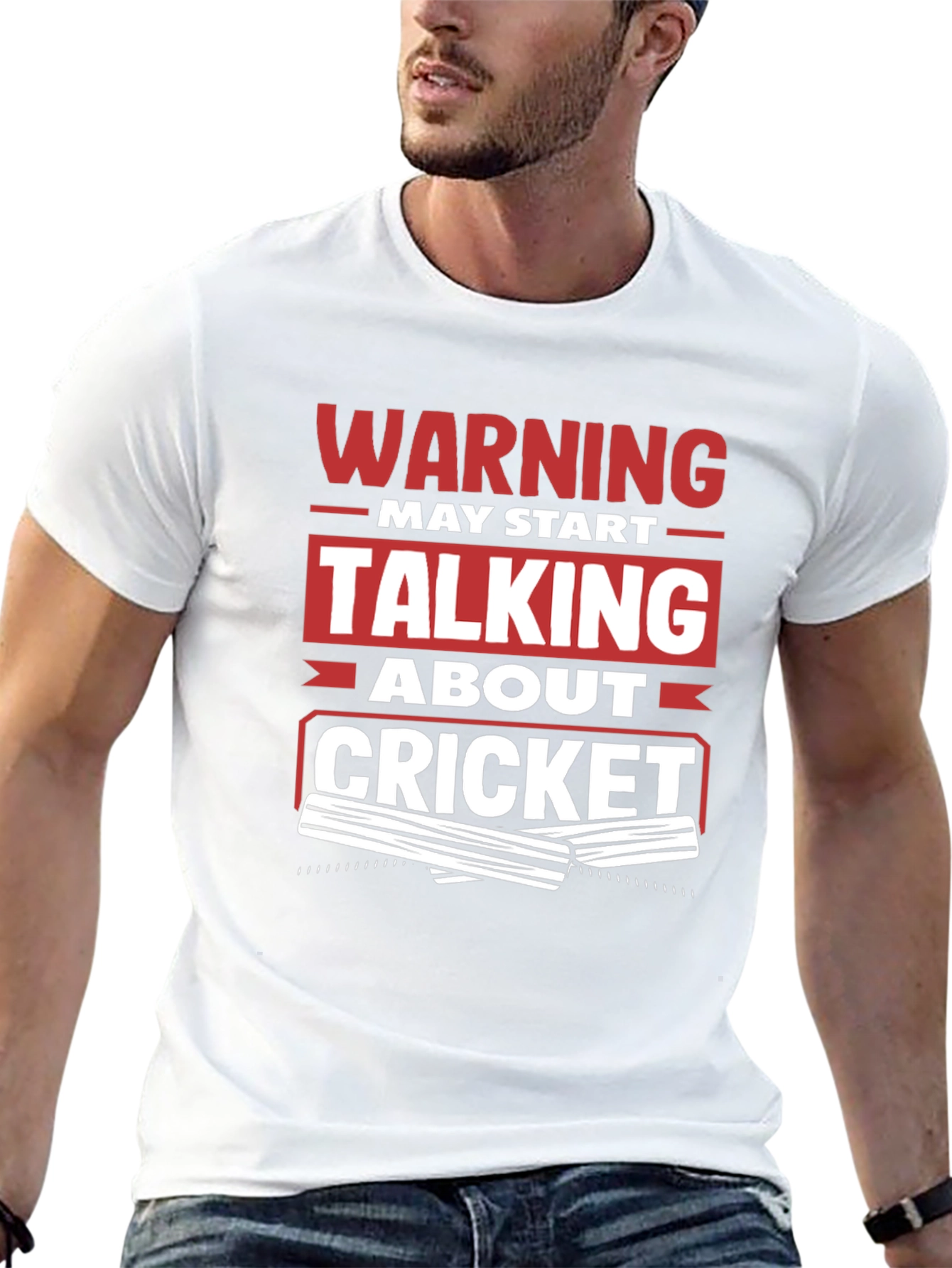 Warning May Start Talking About Cricket T-Shirt