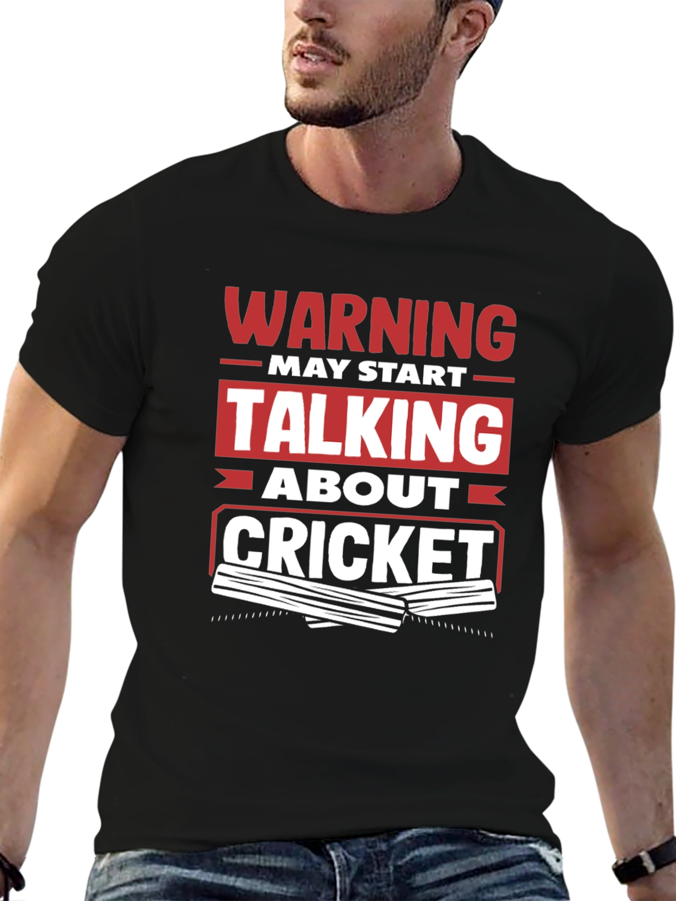 Warning May Start Talking About Cricket T-Shirt