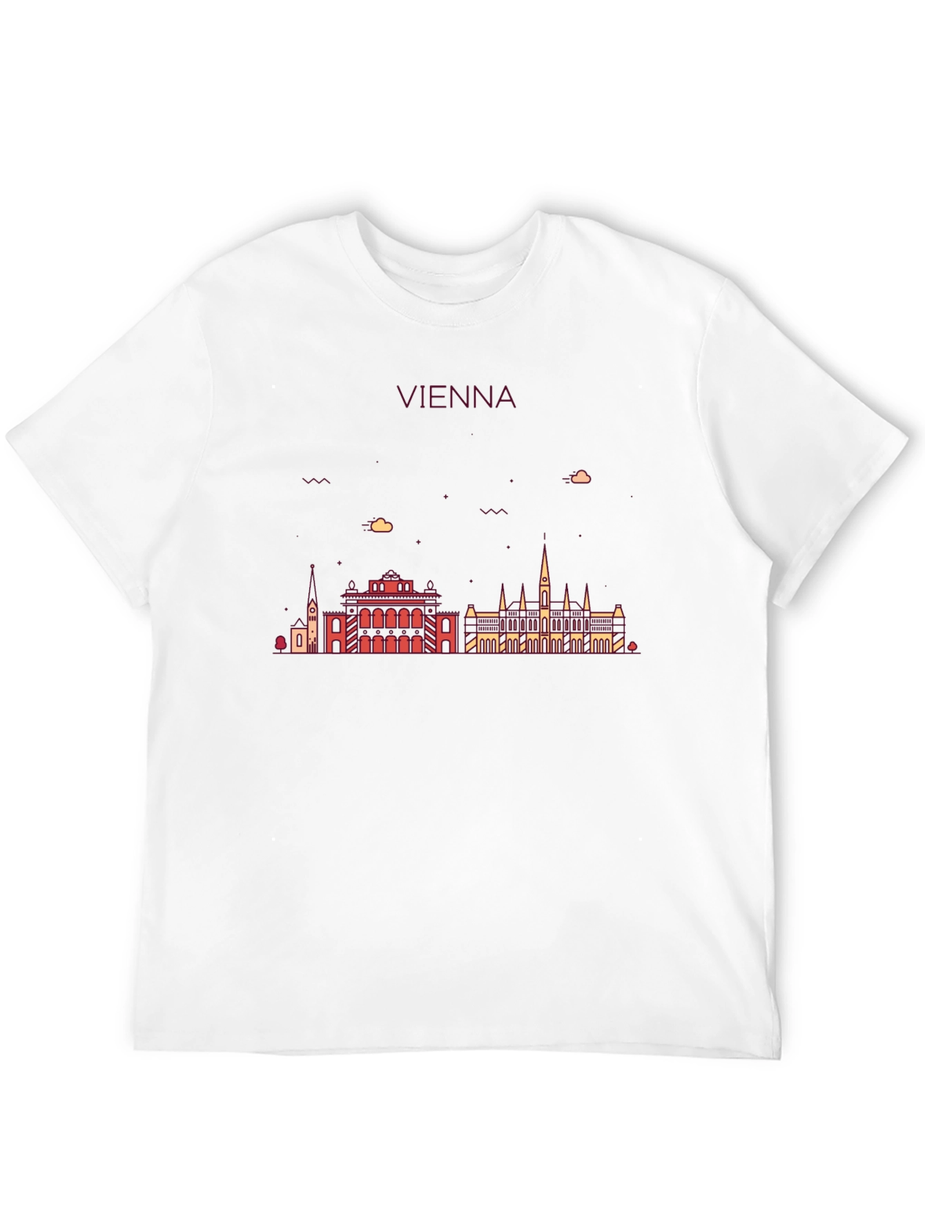 Vienna Skyline Graphic Tee - Black