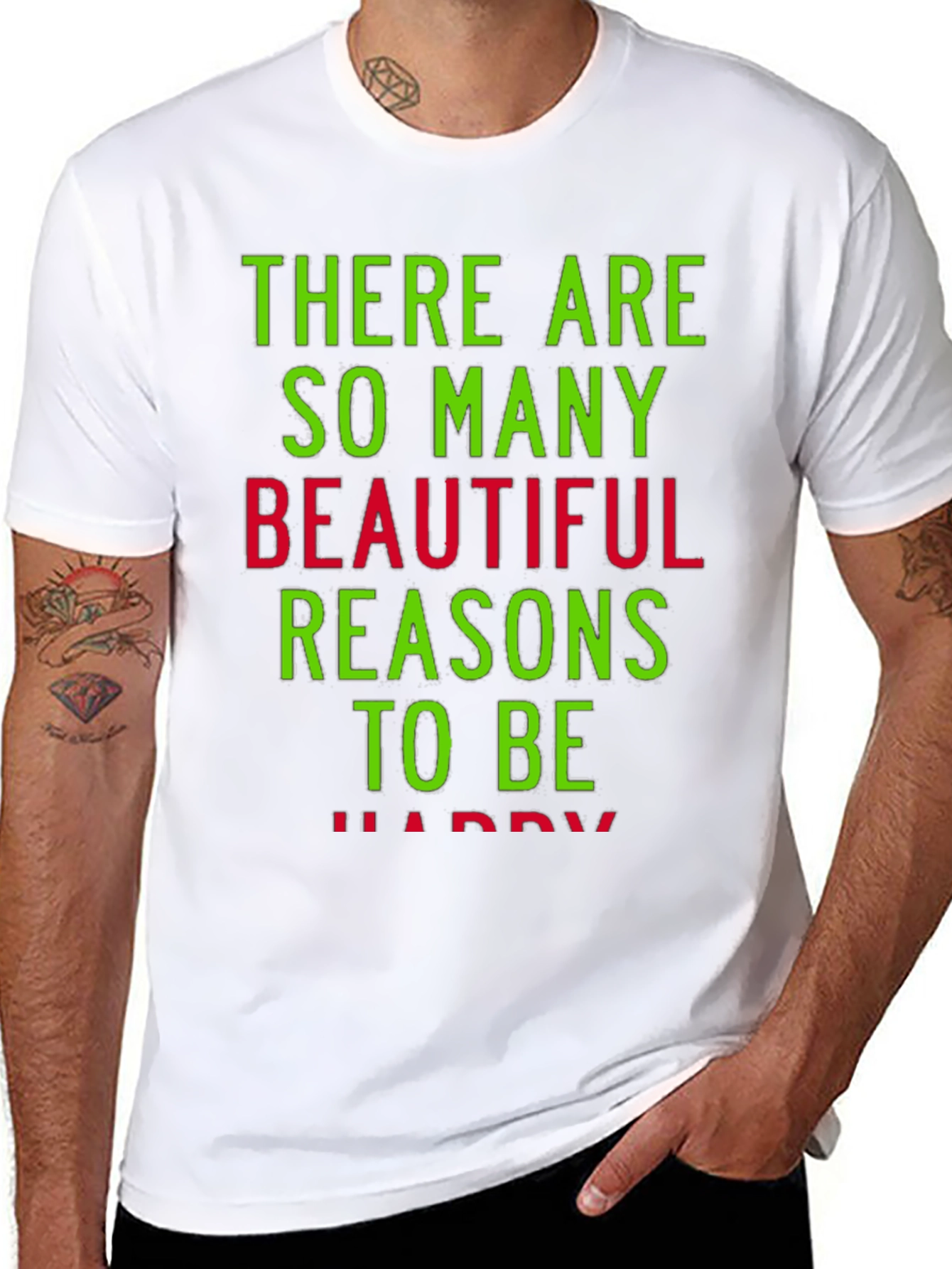 Reasons to Be Happy Graphic T-Shirt