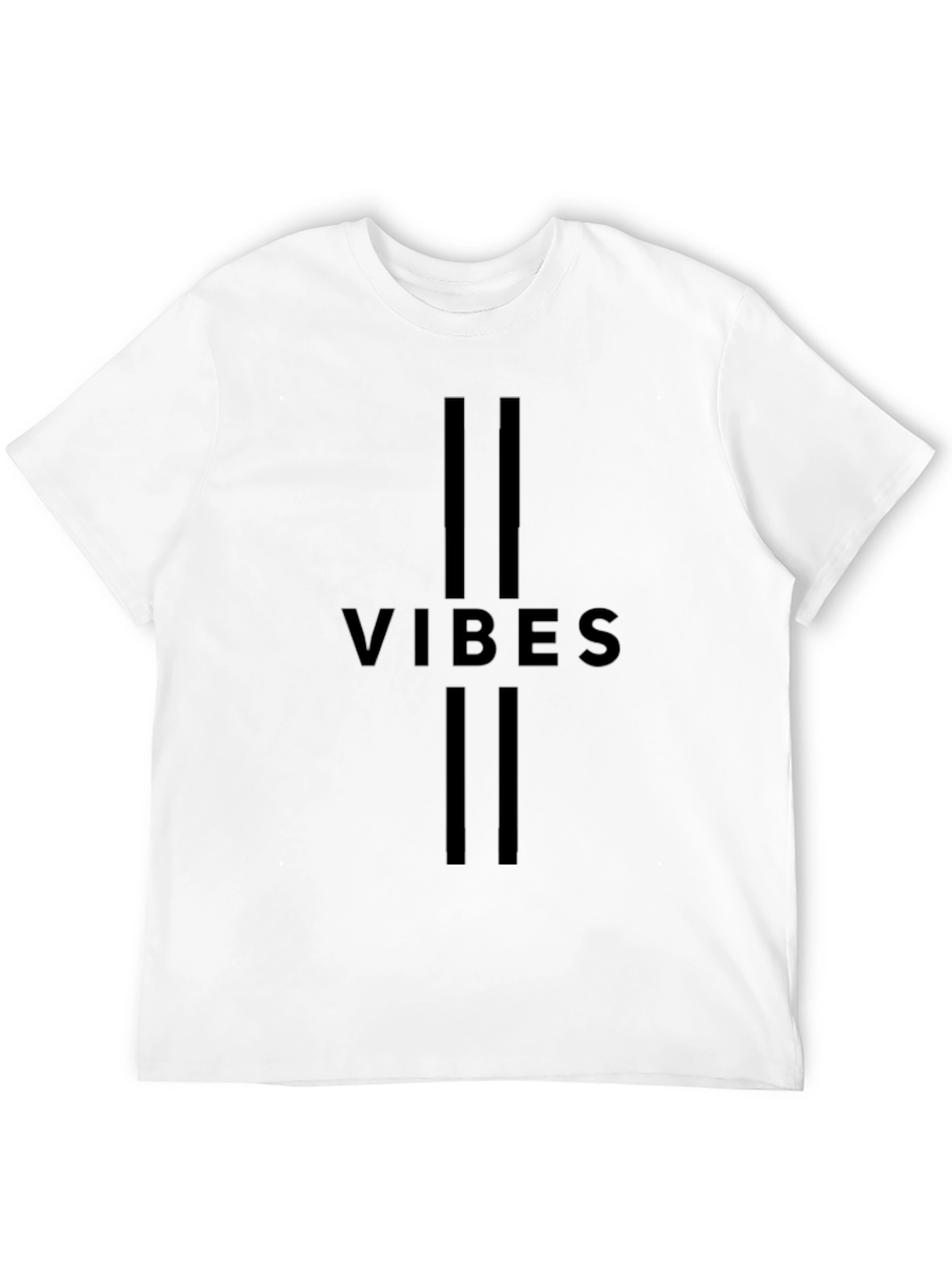 Vibes Graphic Tee - Modern Black T-Shirt