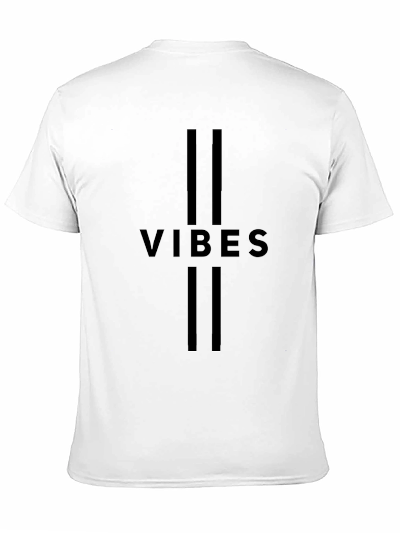 Vibes Graphic Tee - Modern Black T-Shirt