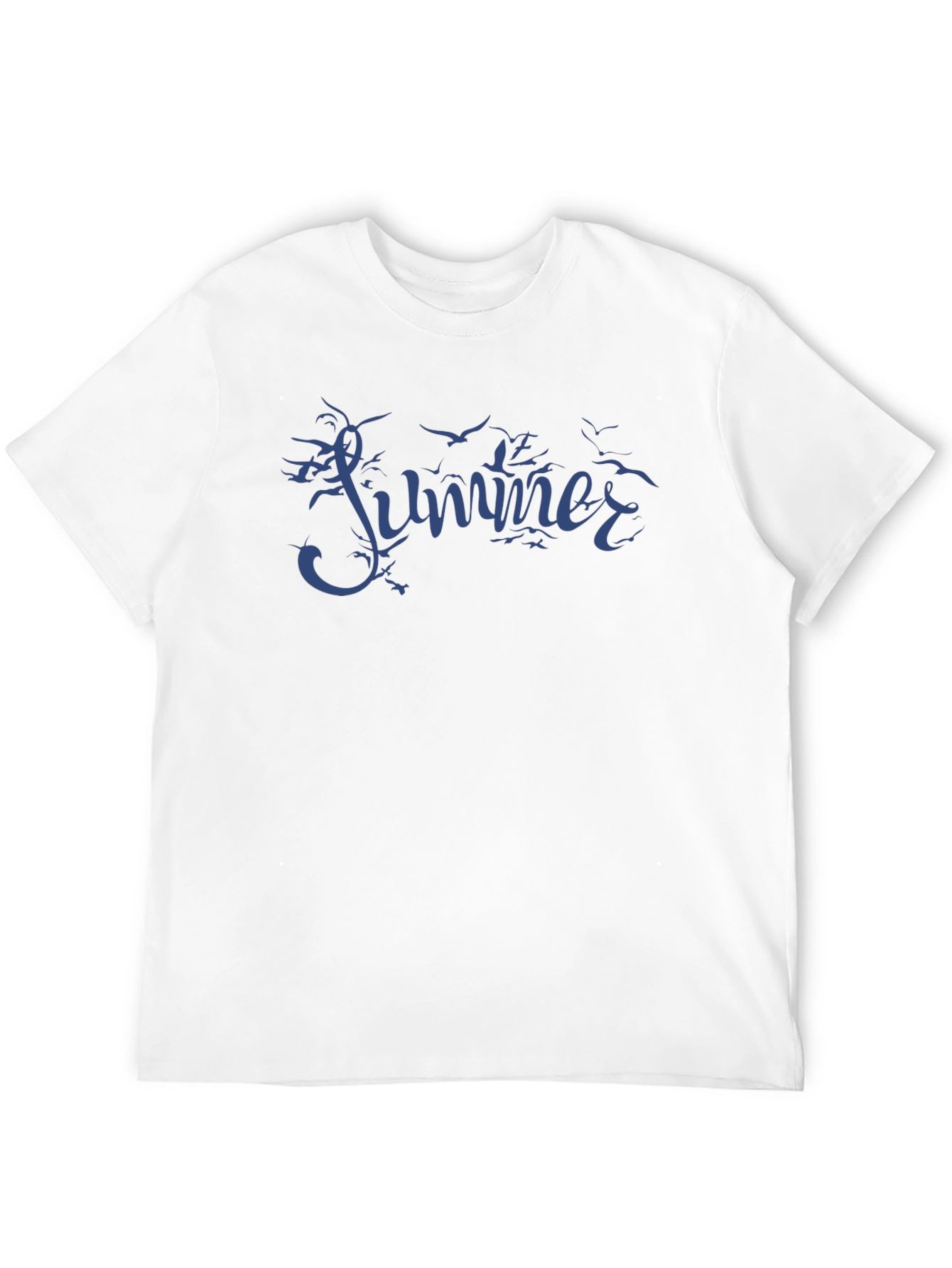 Summer T-Shirt with Bird Design