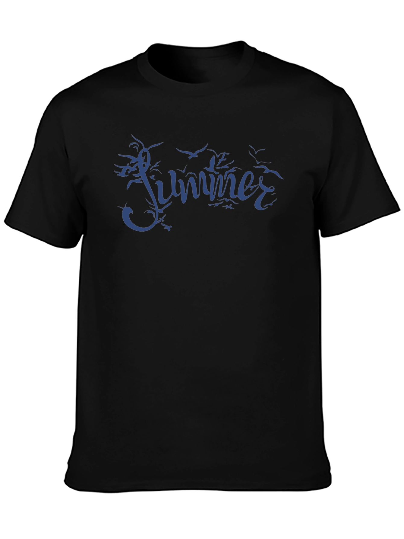 Summer T-Shirt with Bird Design