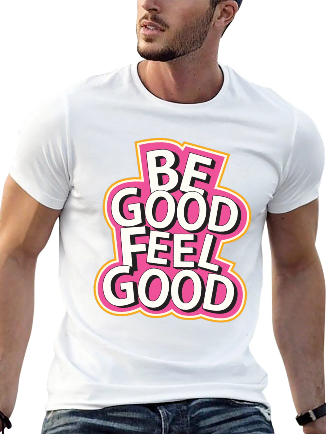 Be Good Feel Good Black T-Shirt
