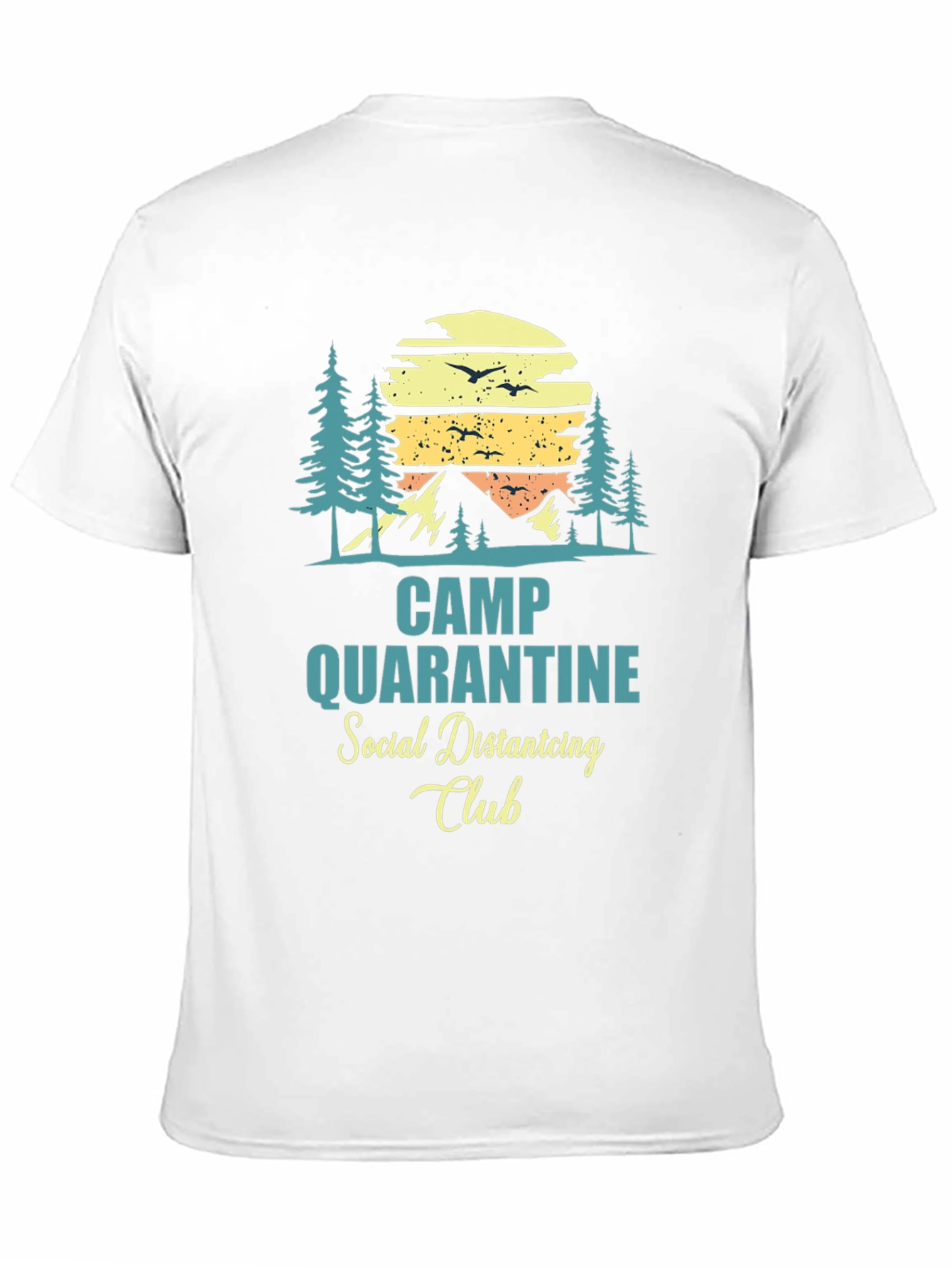Camp Quarantine Social Distancing Club T-Shirt