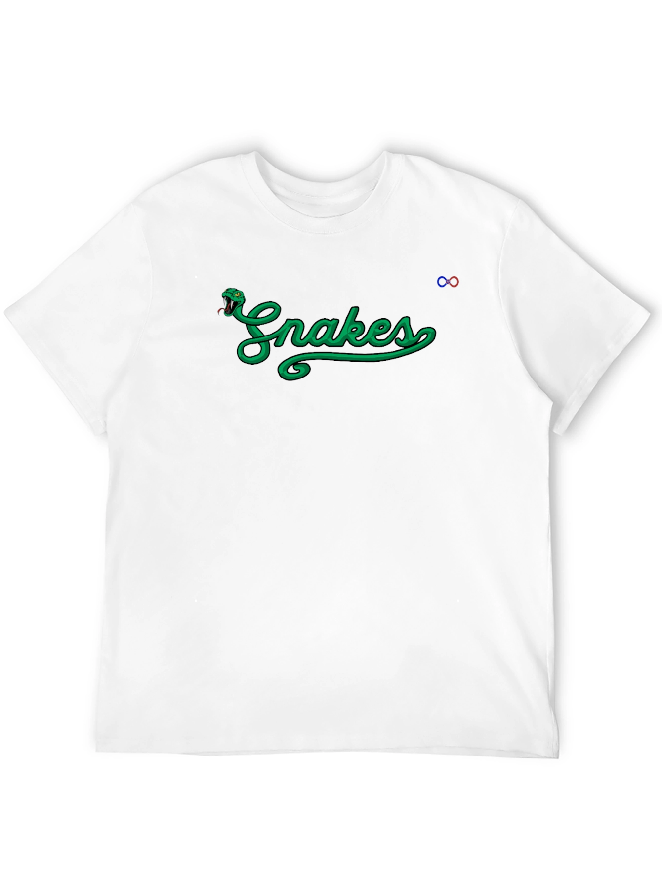 Snakes Graphic Tee - Black Crew Neck T-Shirt