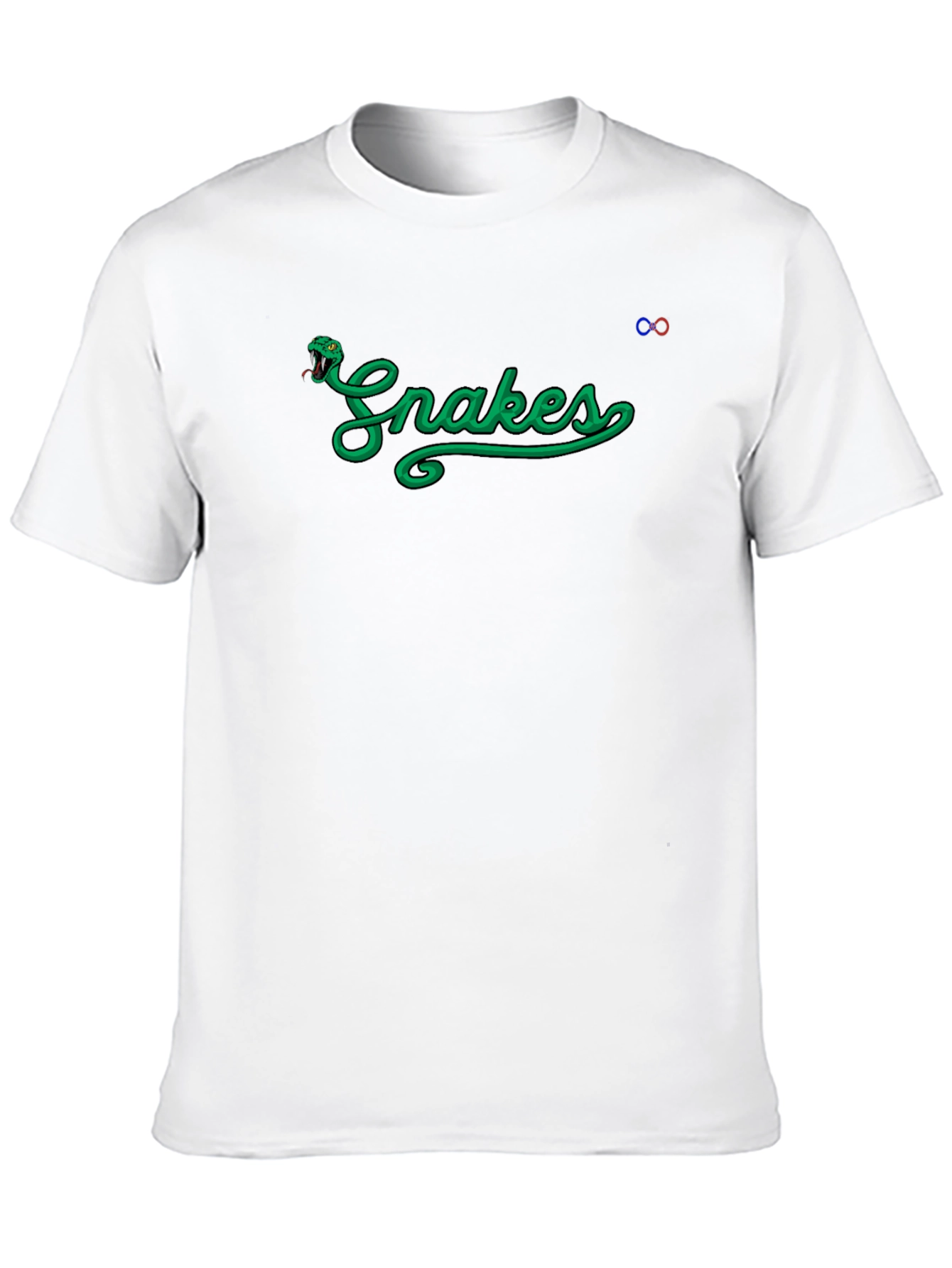 Snakes Graphic Tee - Black Crew Neck T-Shirt