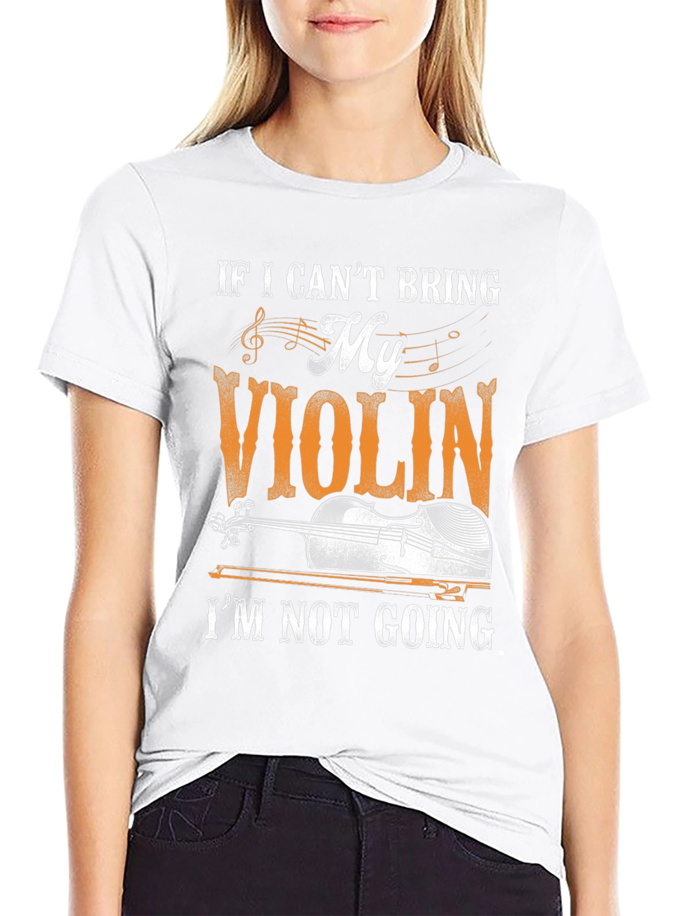 Violin Lover Graphic T-Shirt - Music Gift