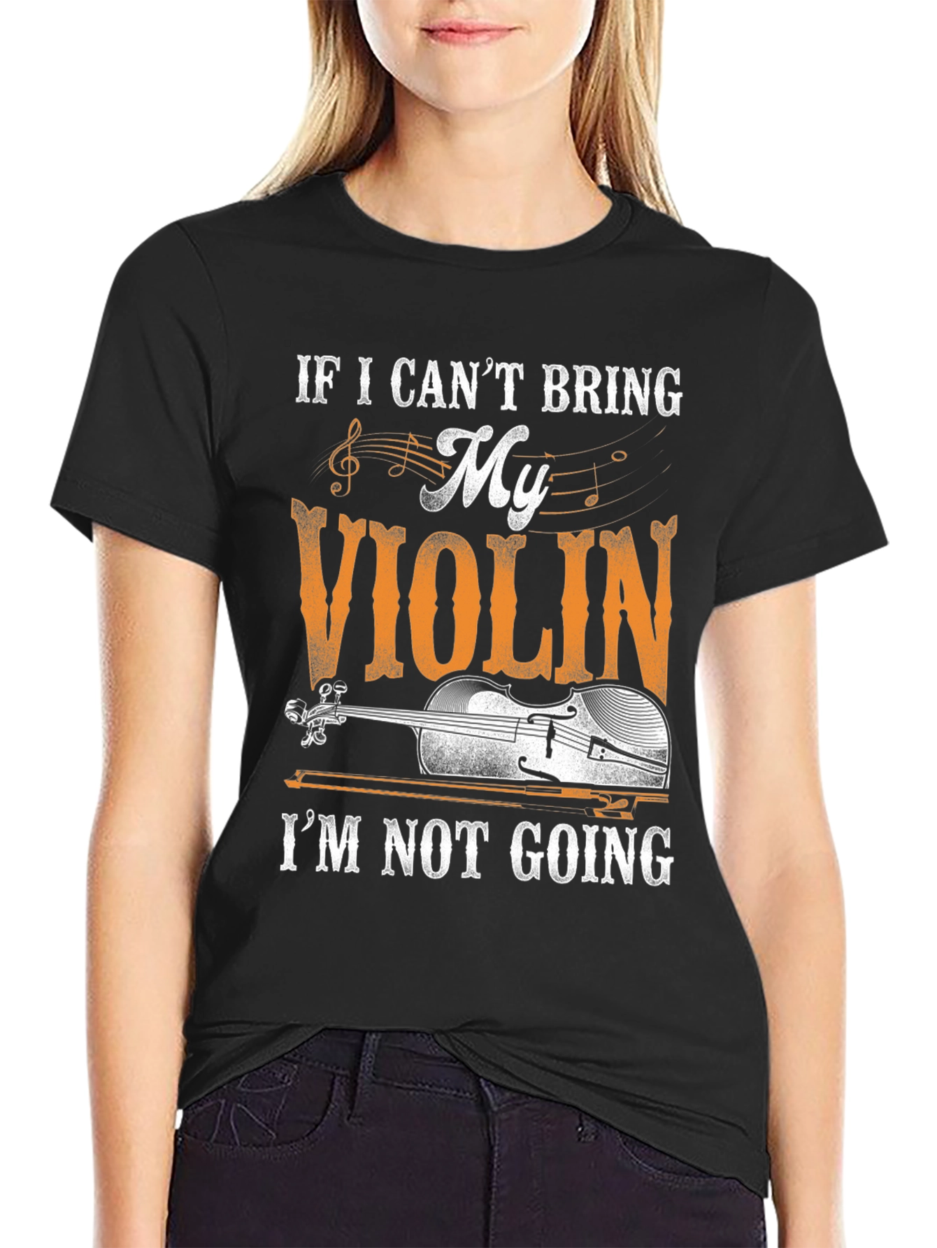 Violin Lover Graphic T-Shirt - Music Gift