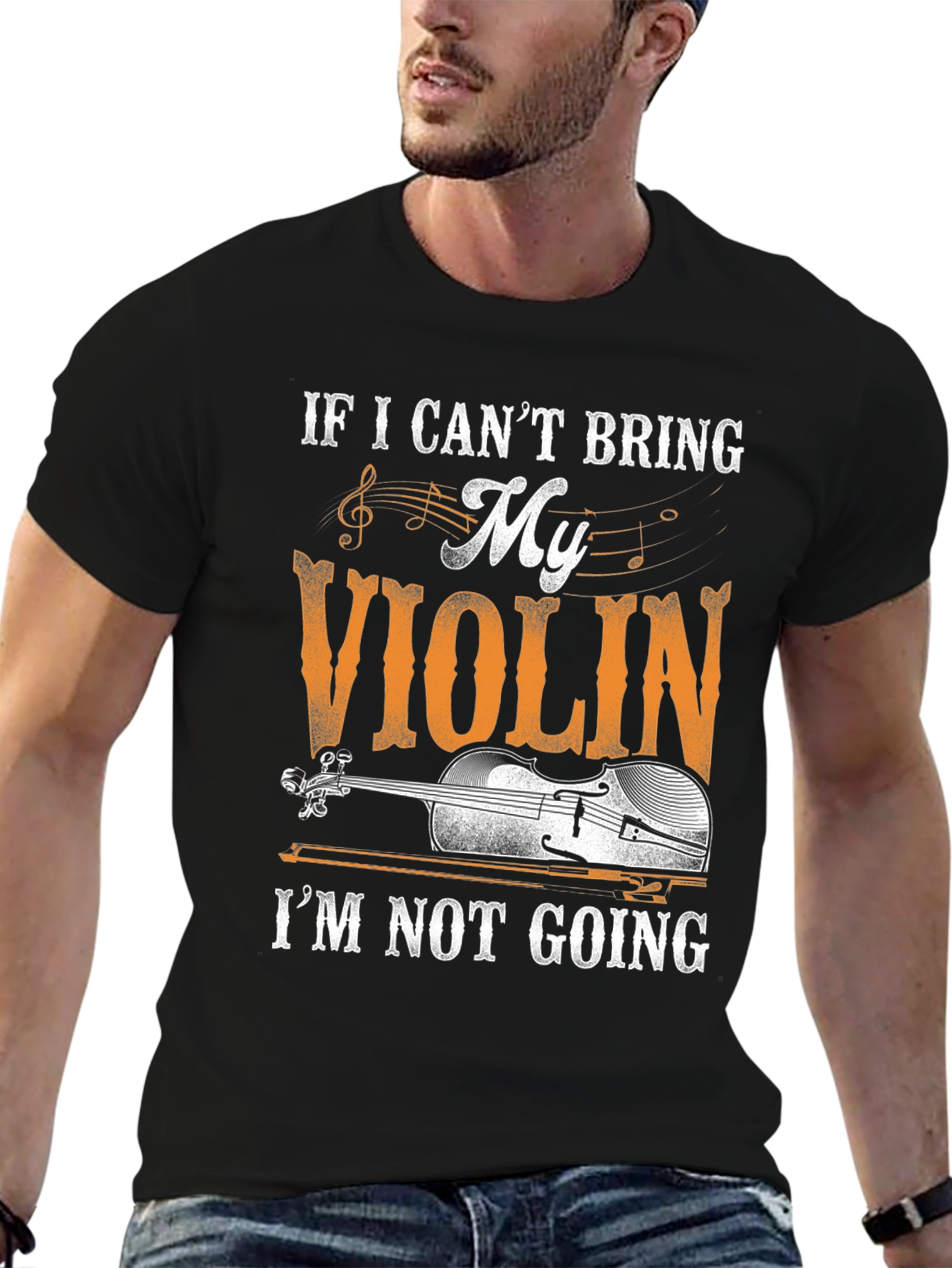 Violin Lover Graphic T-Shirt - Music Gift