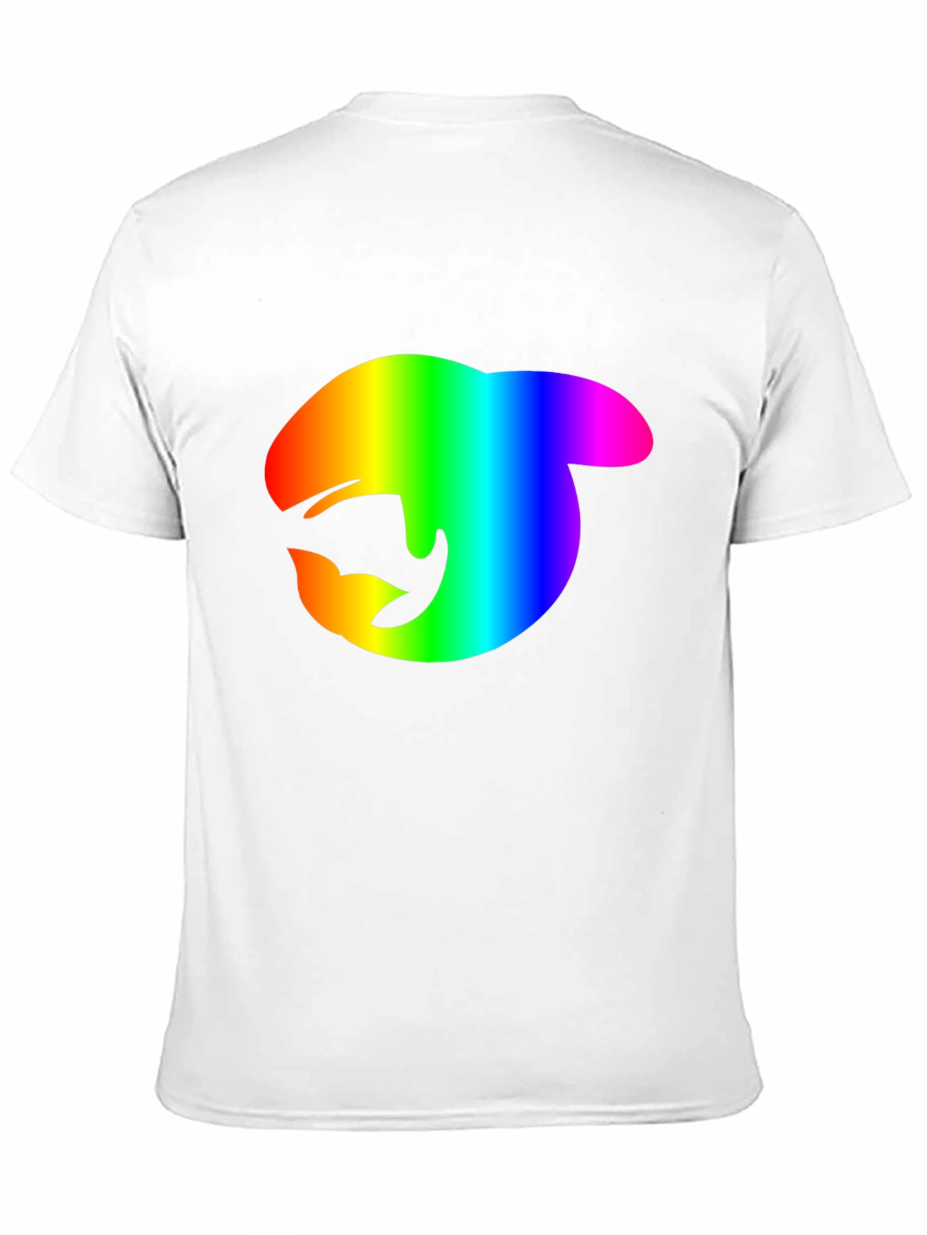 Rainbow Orca Logo Black T-Shirt