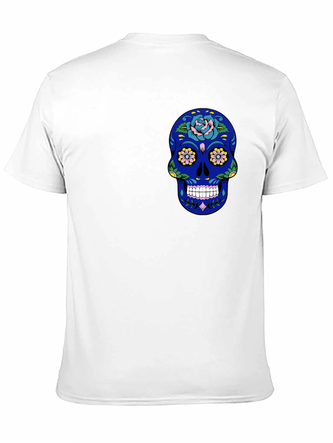 Sugar Skull Graphic Tee - Mens Black T-Shirt
