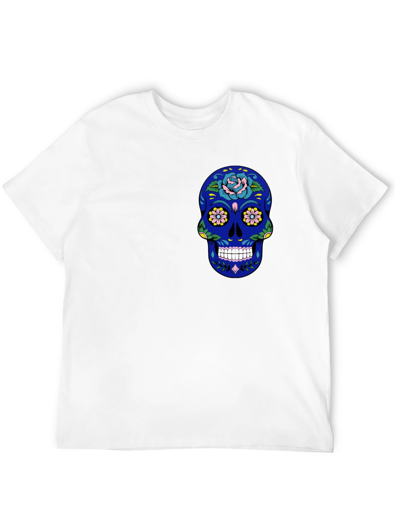 Sugar Skull Graphic Tee - Mens Black T-Shirt