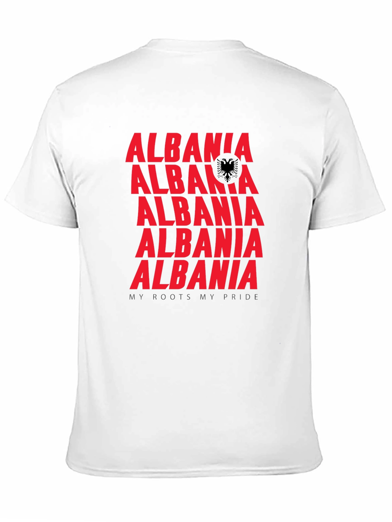 Albania Roots Pride Graphic Tee - Black