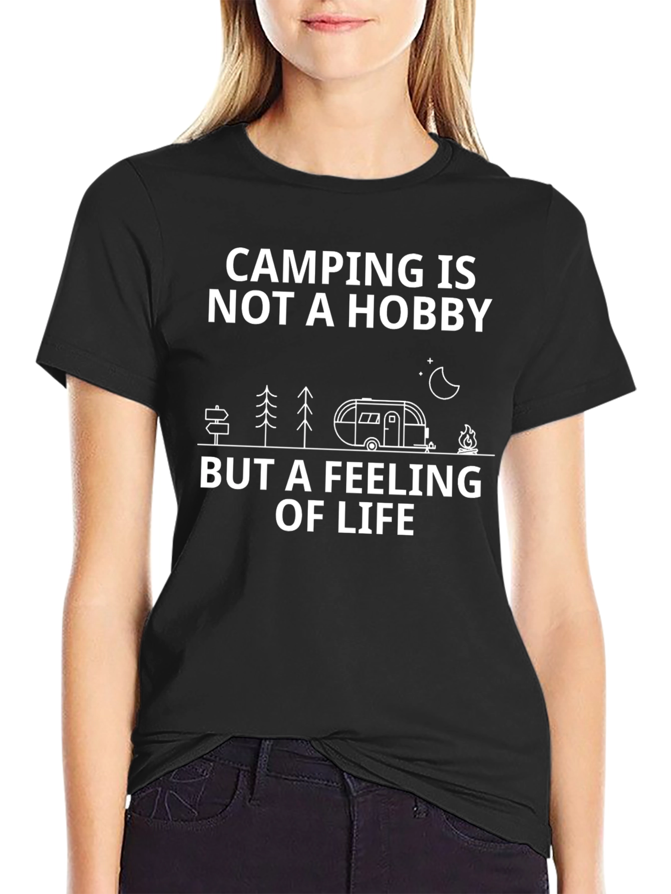 Camping is Not a Hobby Graphic Tee