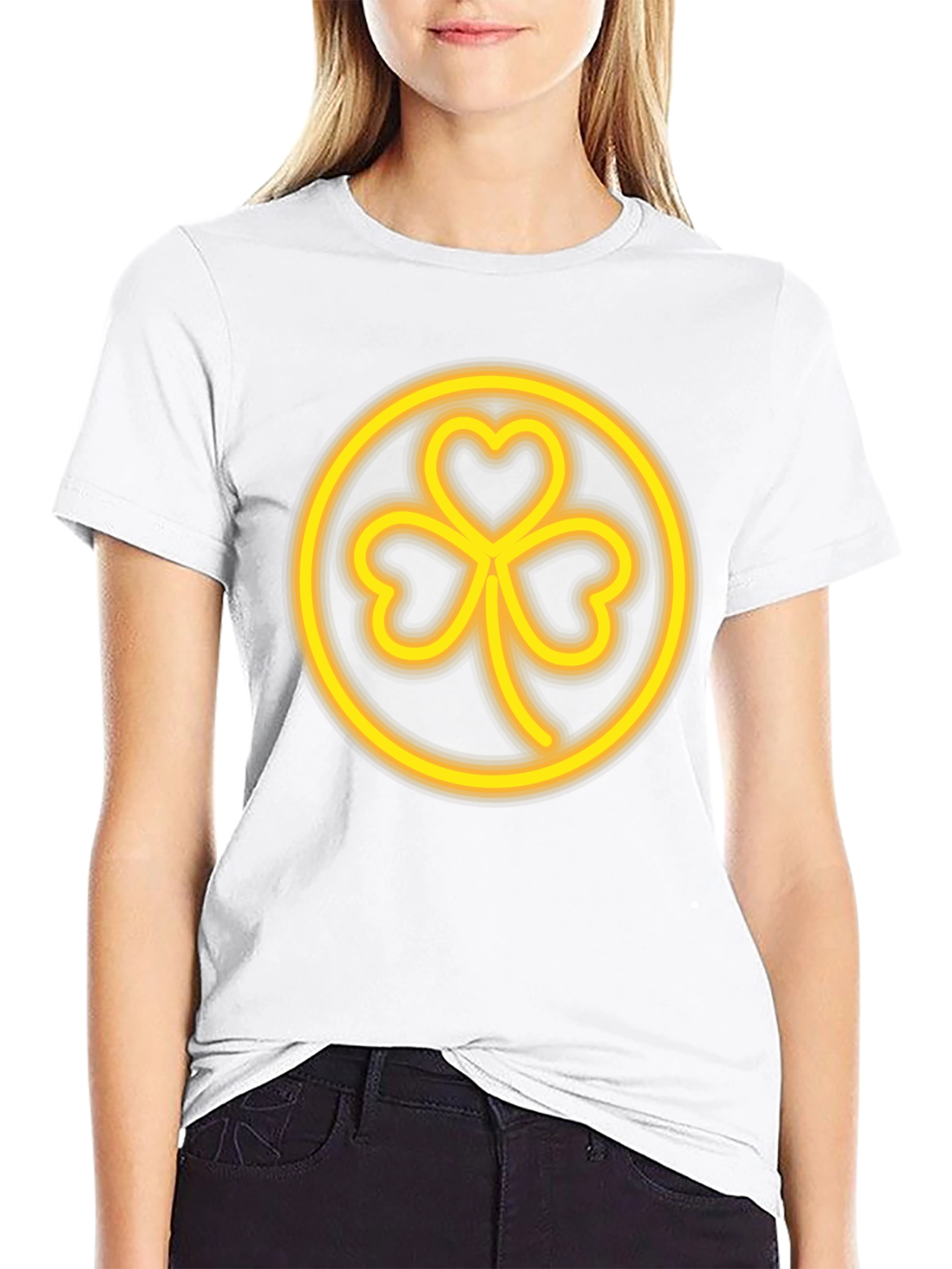 Shamrock T-Shirt - Lucky Clover Design