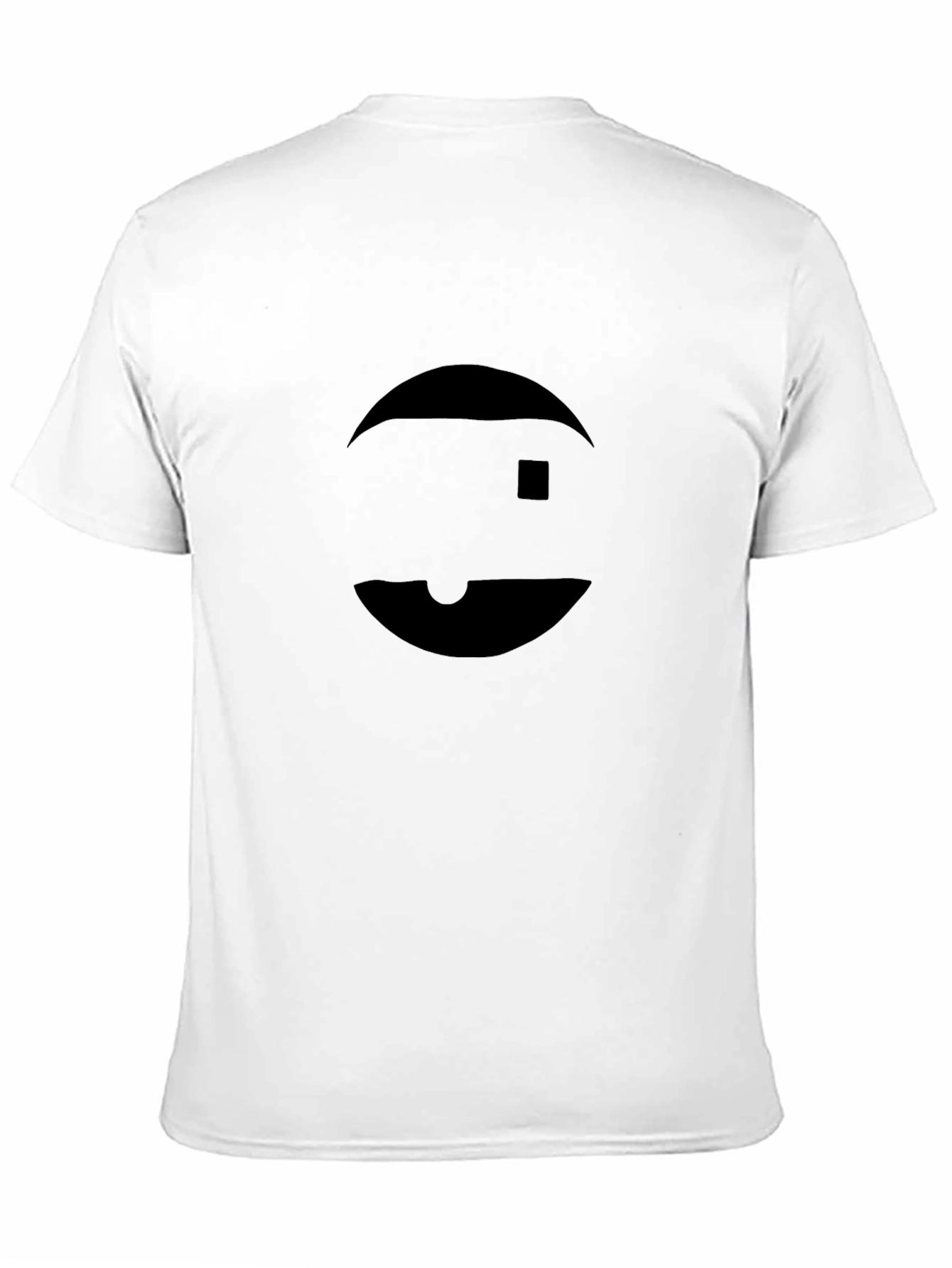 Abstract Graphic Print Black T-Shirt