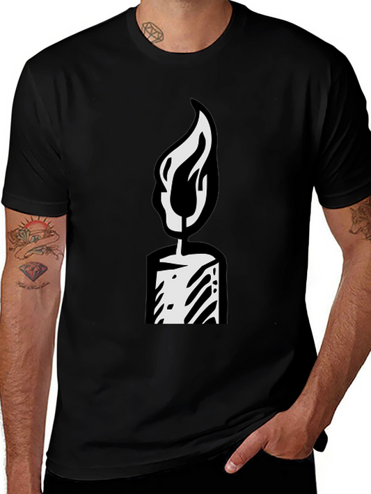 Candle Graphic T-Shirt