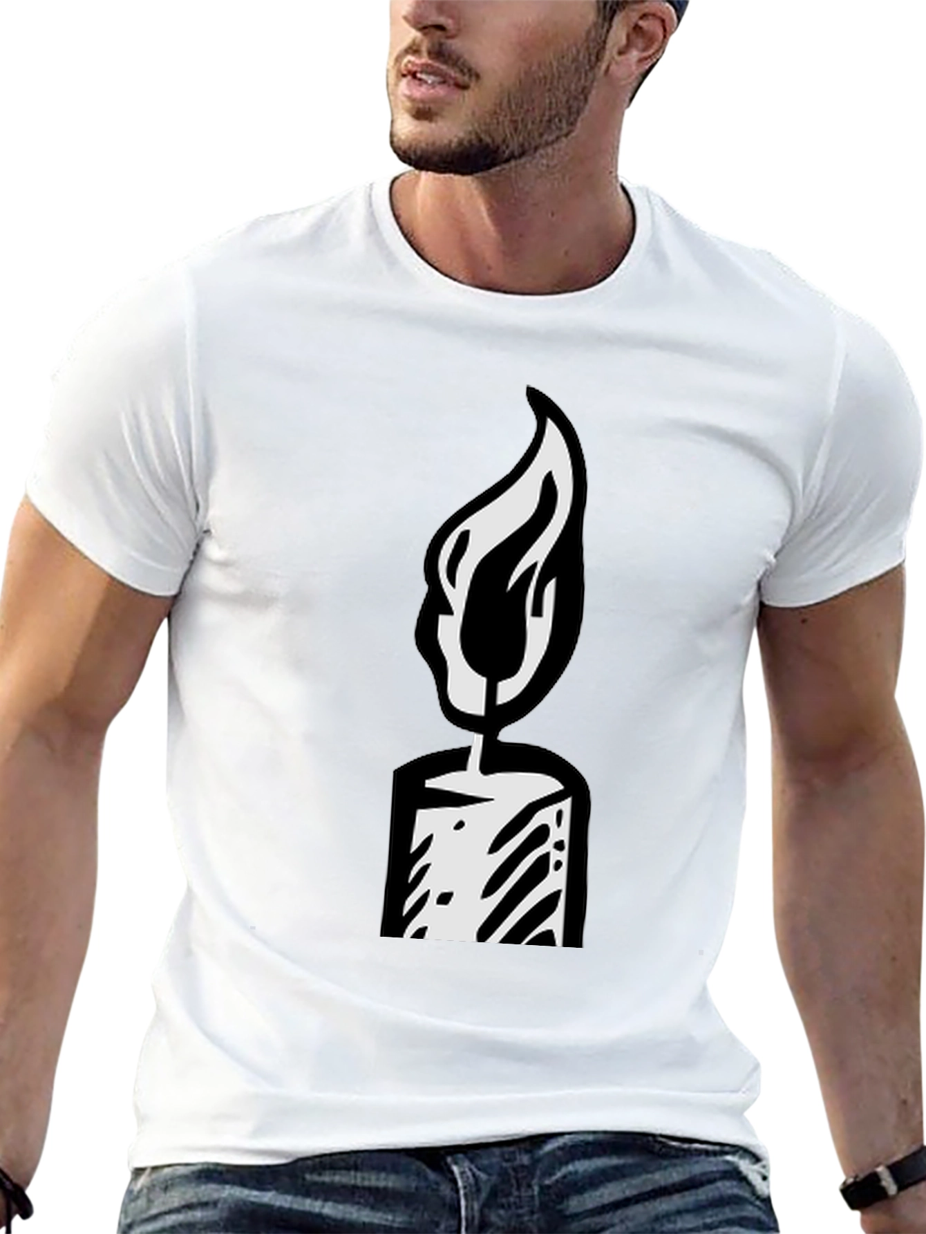 Candle Graphic T-Shirt