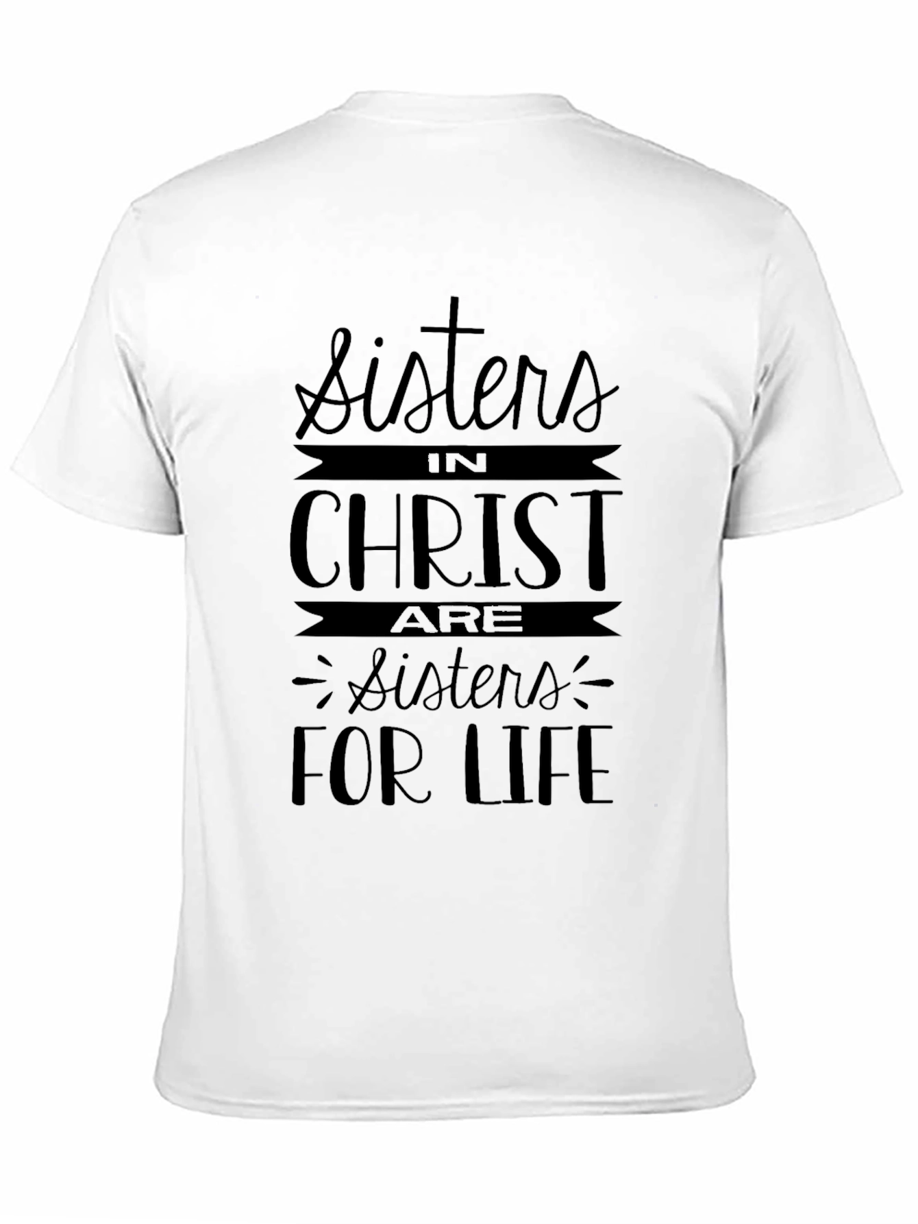 Sisters in Christ Black Graphic Tee