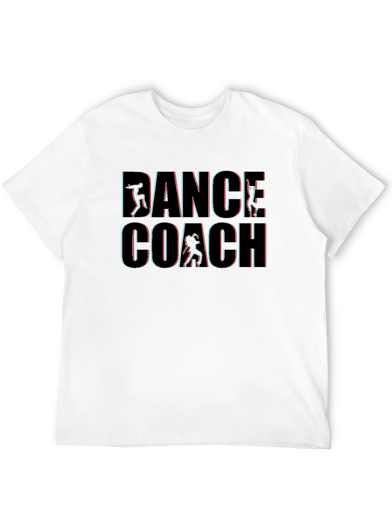 Dance Coach Graphic Print Black T-Shirt