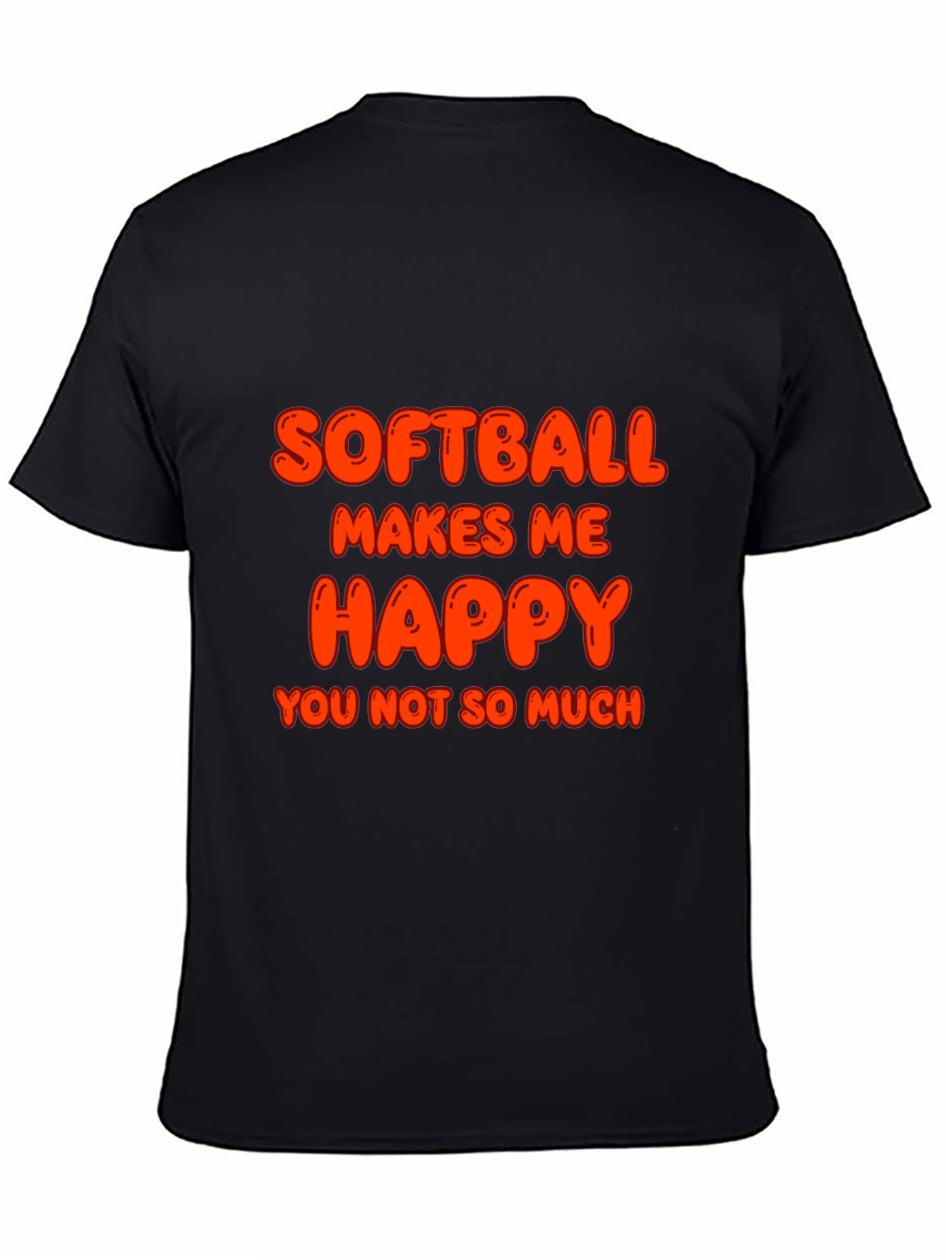 Softball Makes Me Happy T-Shirt