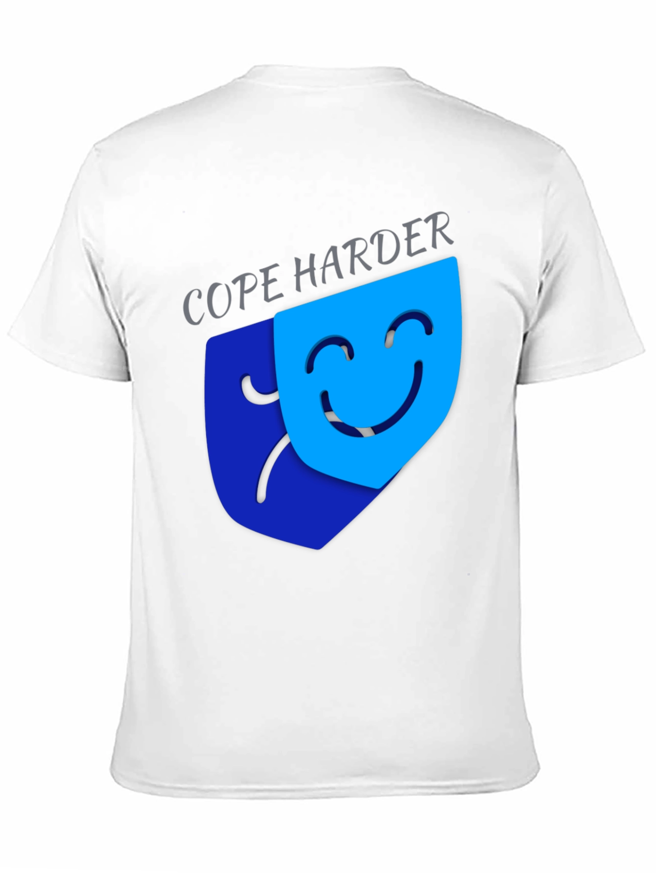 Cope Harder Graphic Tee - Dark Humor T-Shirt