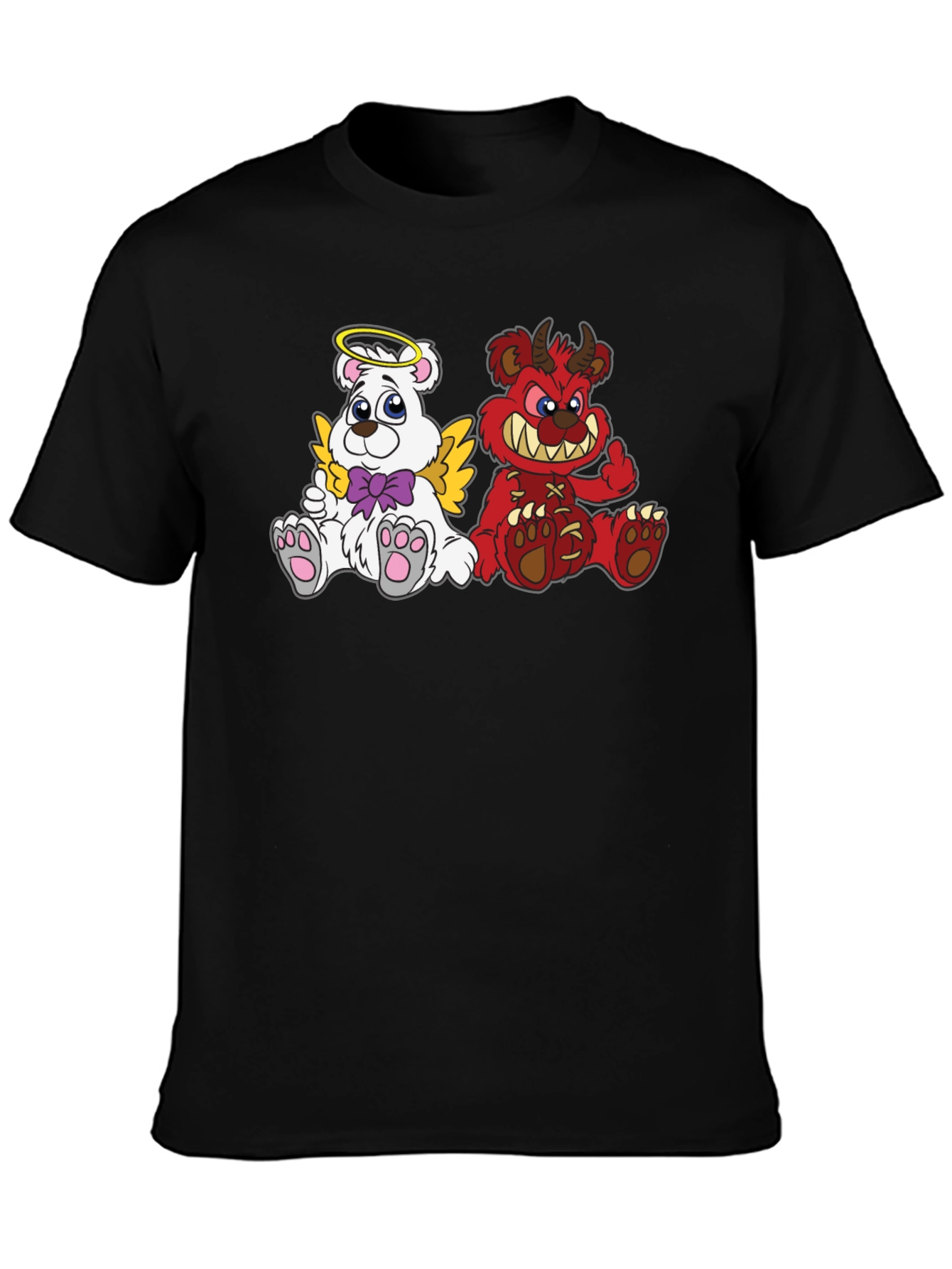 Angel Devil Bear T-Shirt