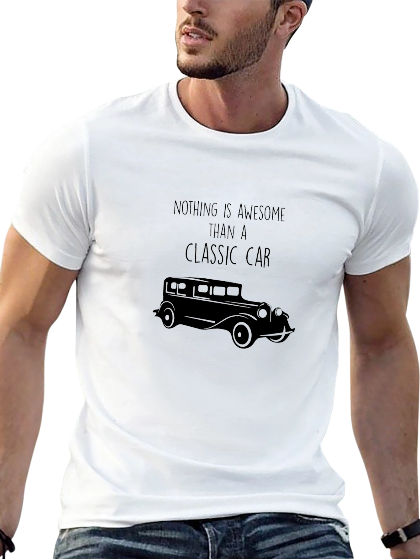 Classic Car Graphic Tee - Nothing is Awesome