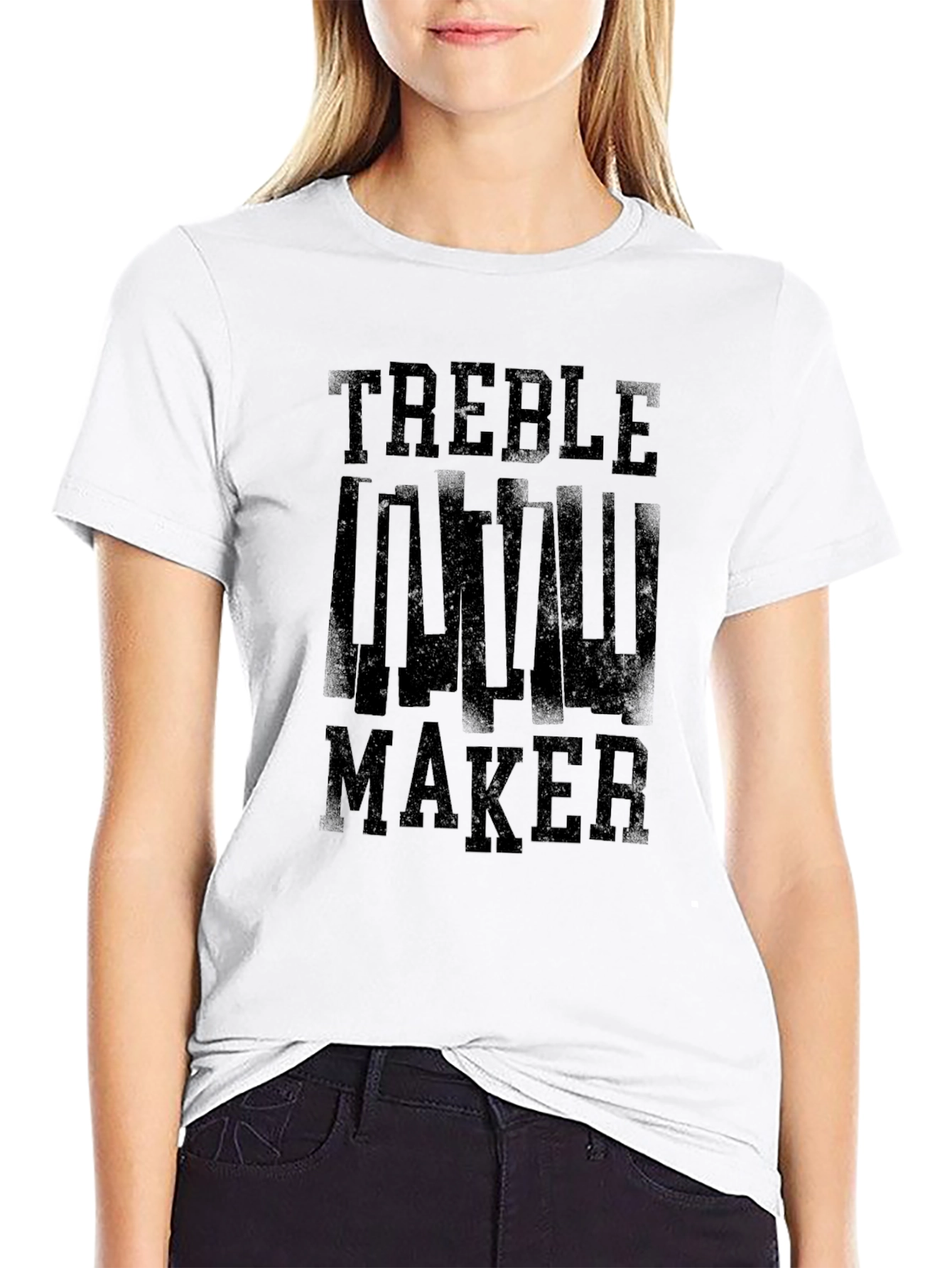 Treble Maker Graphic Black T-Shirt
