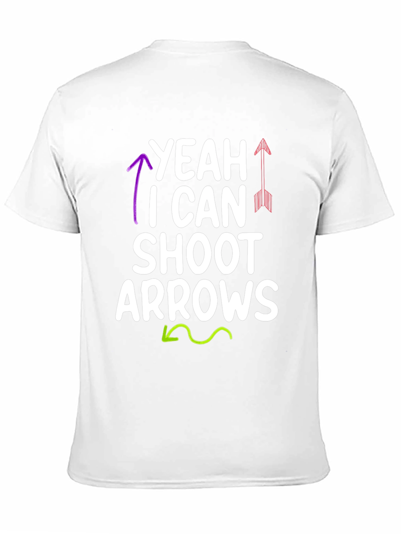 Yeah I Can Shoot Arrows Black T-Shirt