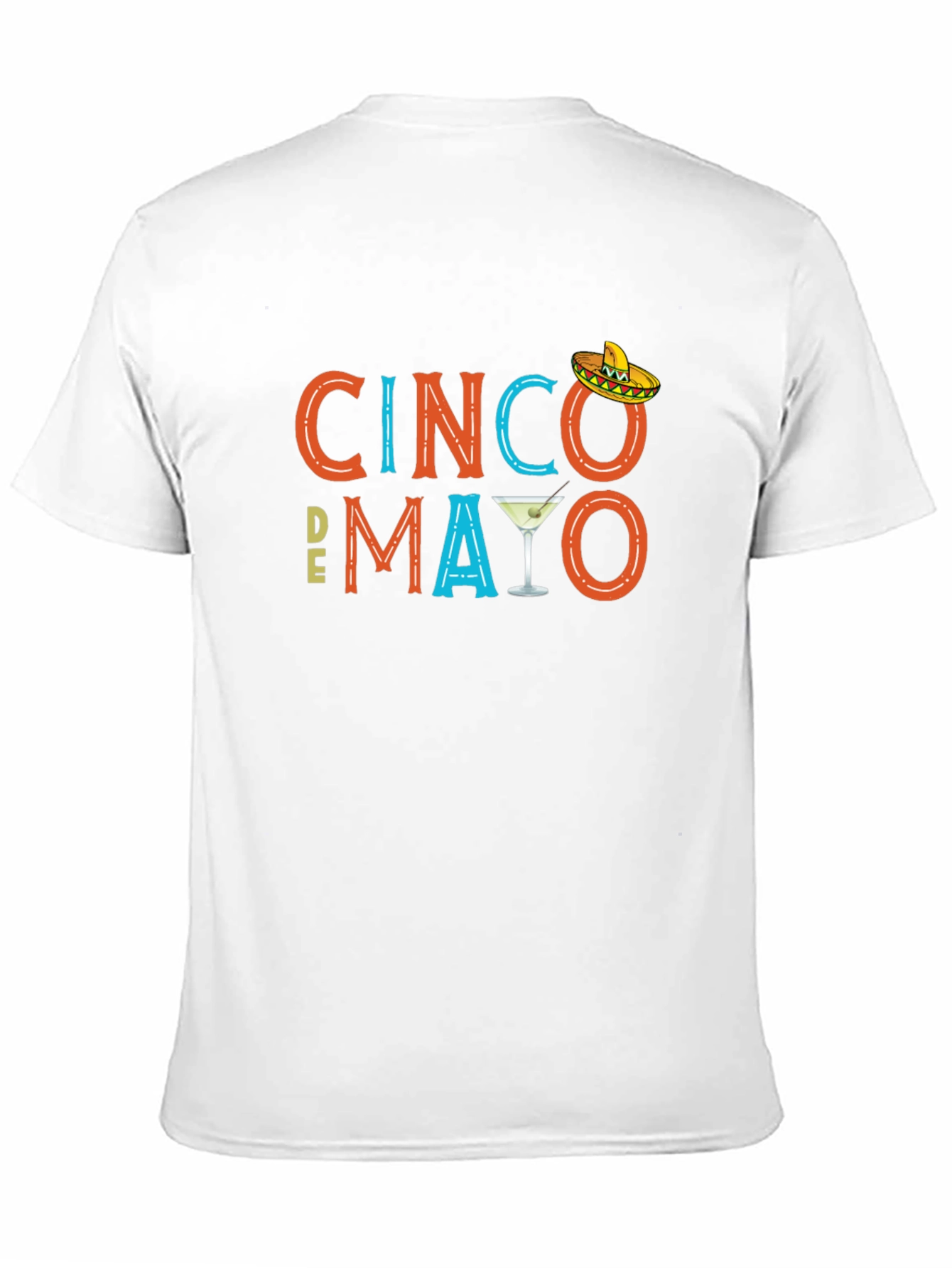 Cinco De Mayo Graphic Tee - Black Cotton Blend