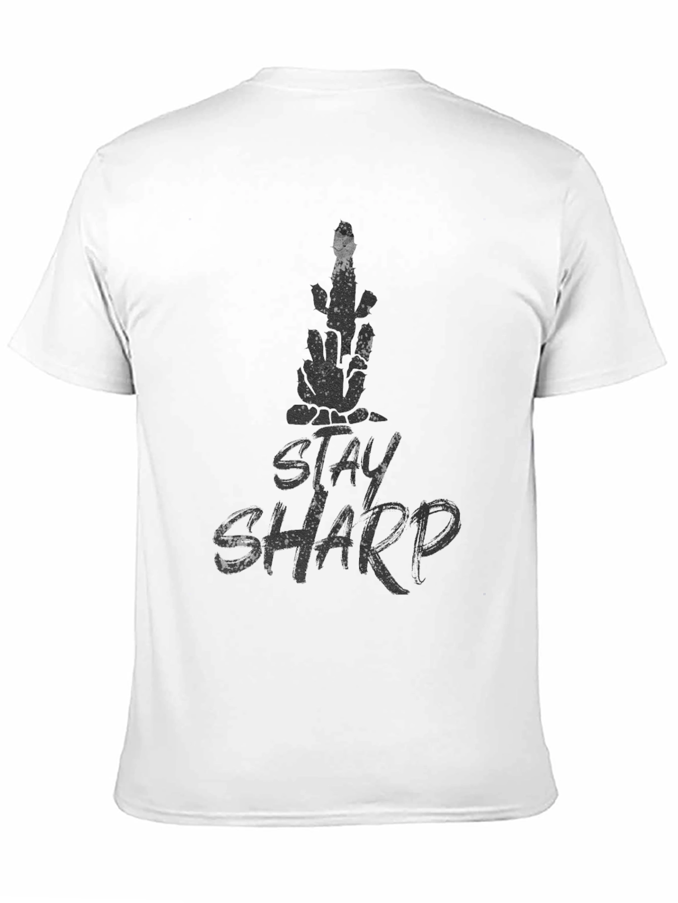 Stay Sharp Skeleton Hand Graphic T-Shirt
