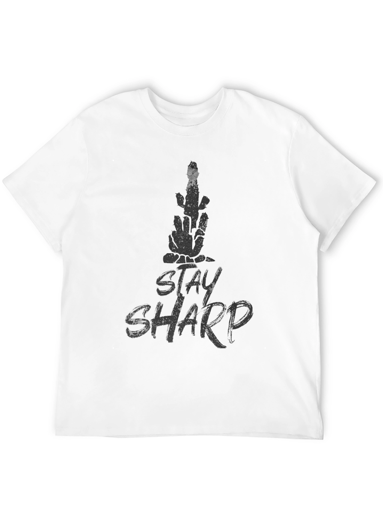 Stay Sharp Skeleton Hand Graphic T-Shirt
