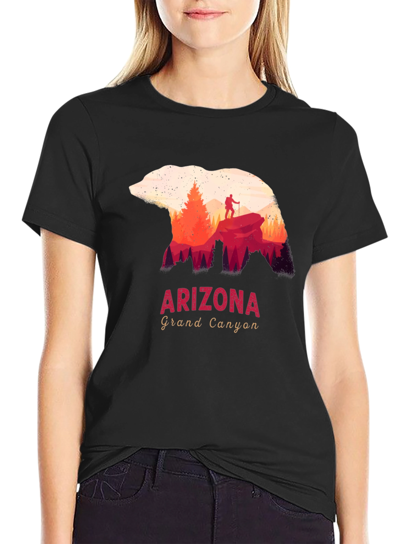 Arizona Grand Canyon Bear Silhouette T-Shirt