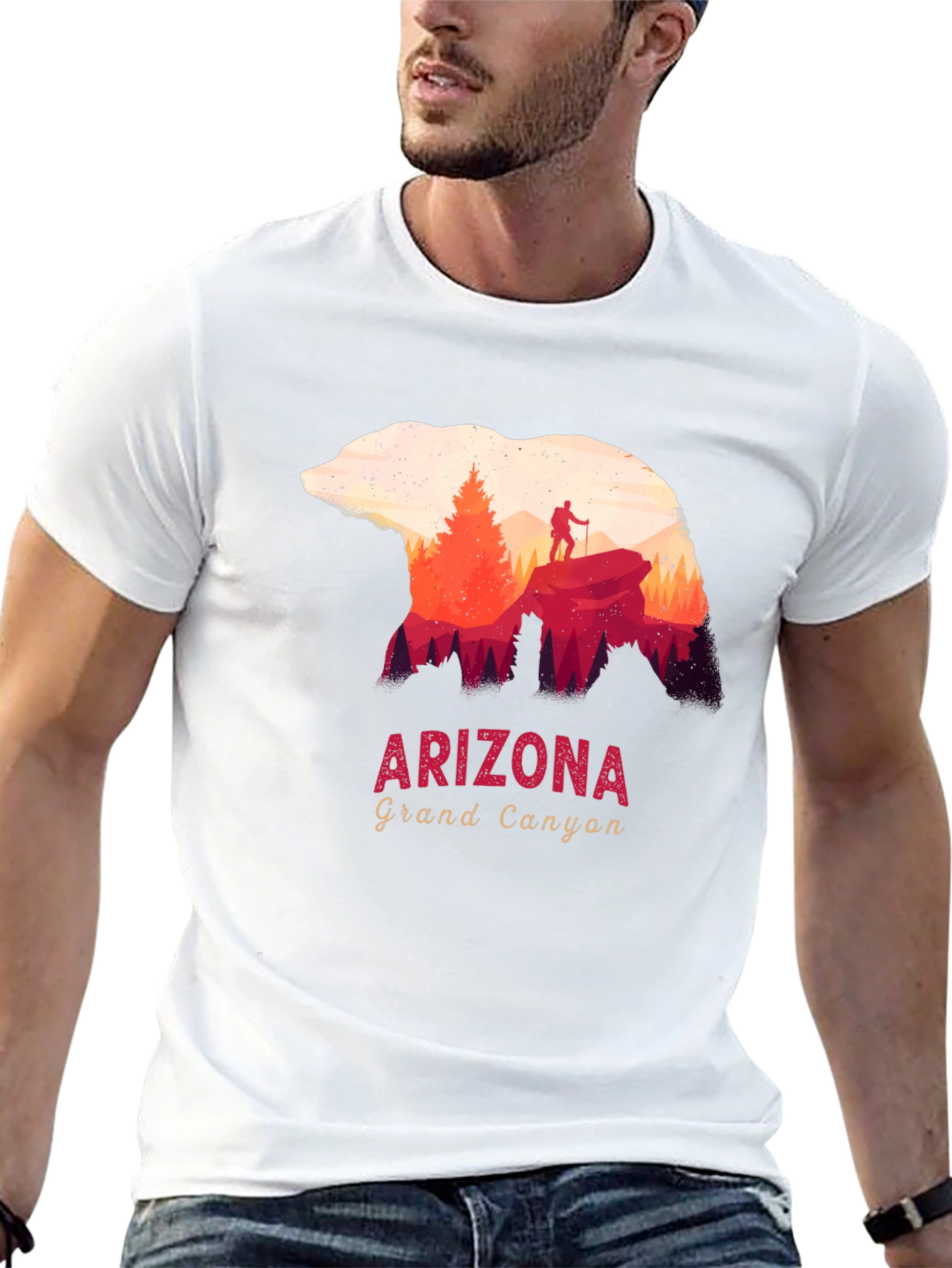 Arizona Grand Canyon Bear Silhouette T-Shirt