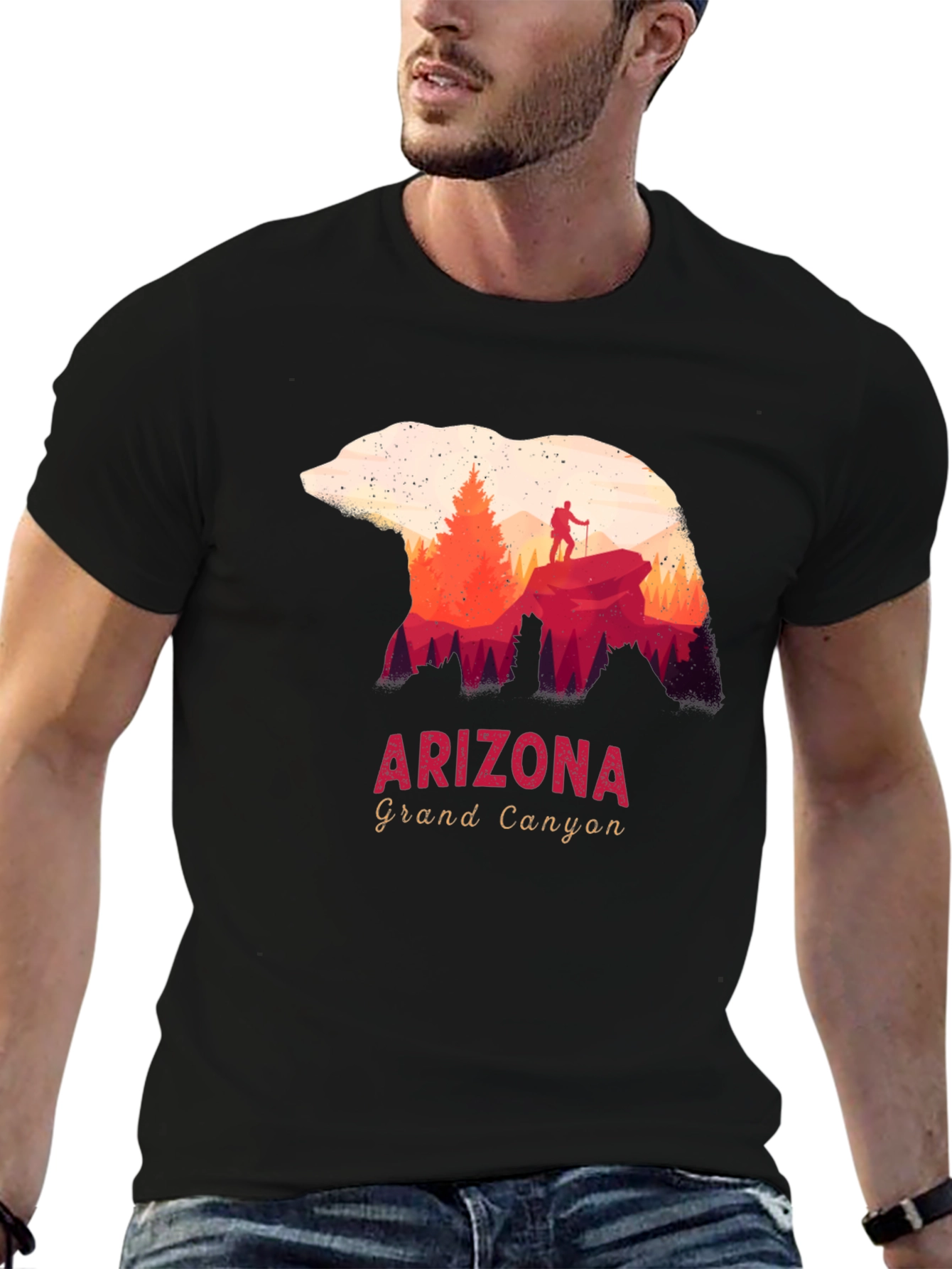 Arizona Grand Canyon Bear Silhouette T-Shirt
