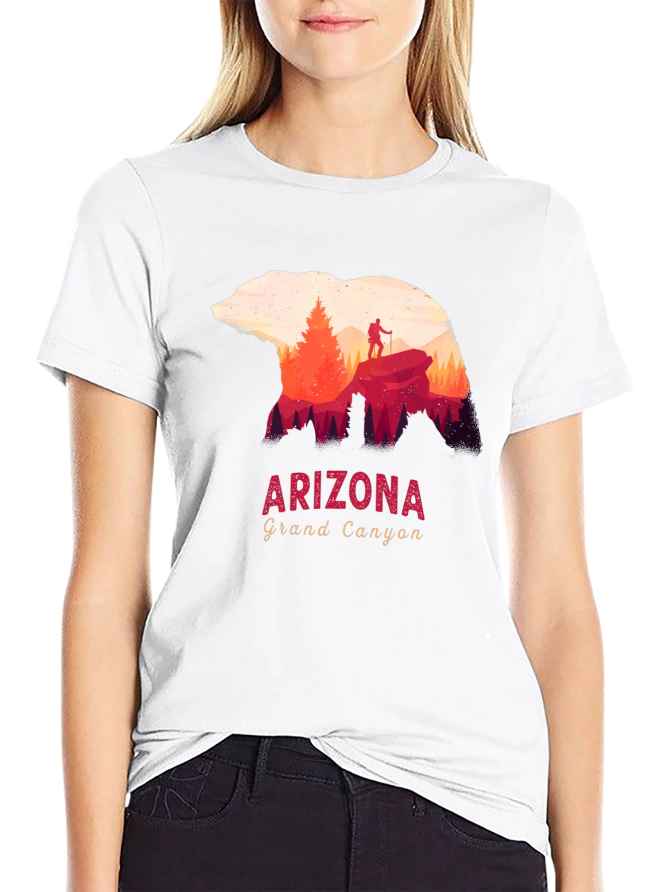 Arizona Grand Canyon Bear Silhouette T-Shirt