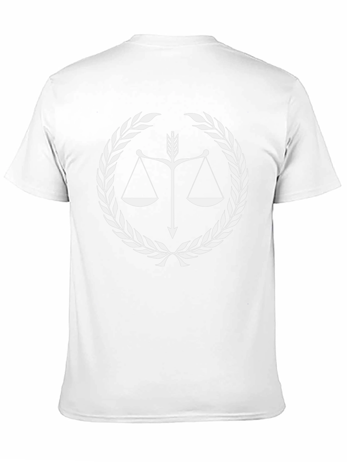 Scales of Justice Graphic Tee - Black