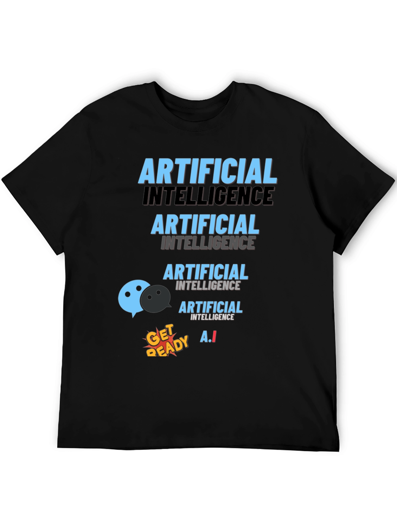 Artificial Intelligence T-Shirt Novelty AI Tee