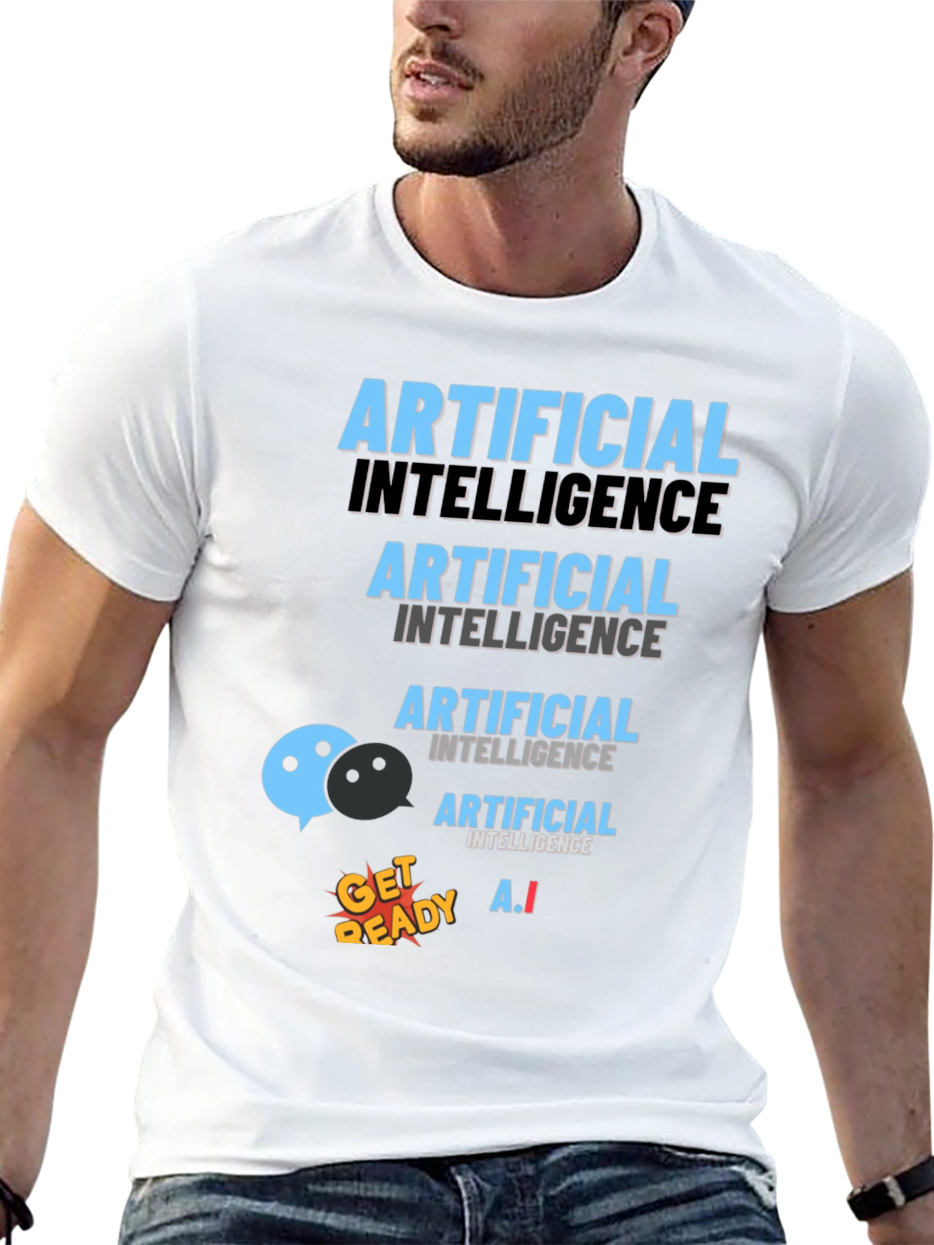 Artificial Intelligence T-Shirt Novelty AI Tee